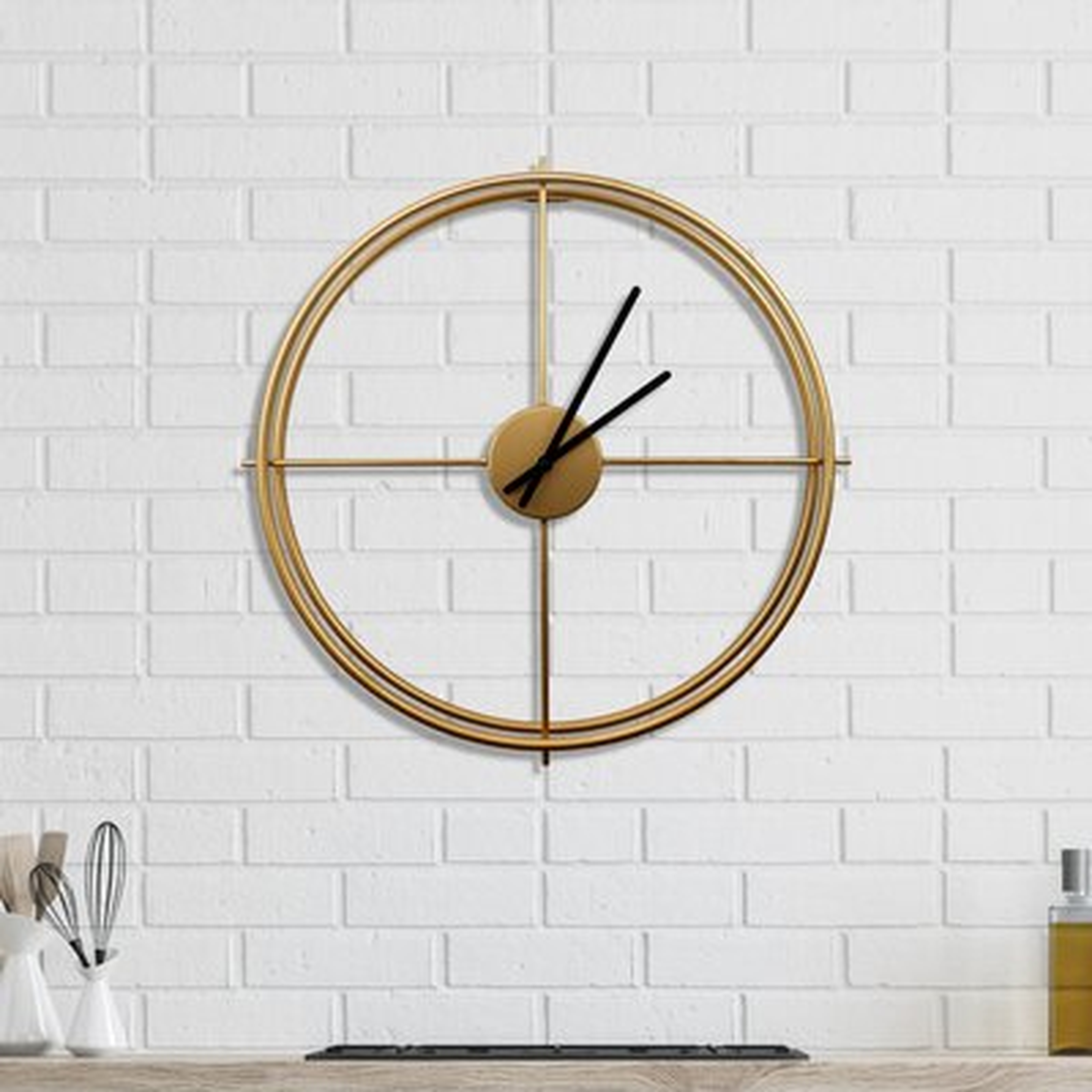 Arissa Wall Clock - Wayfair