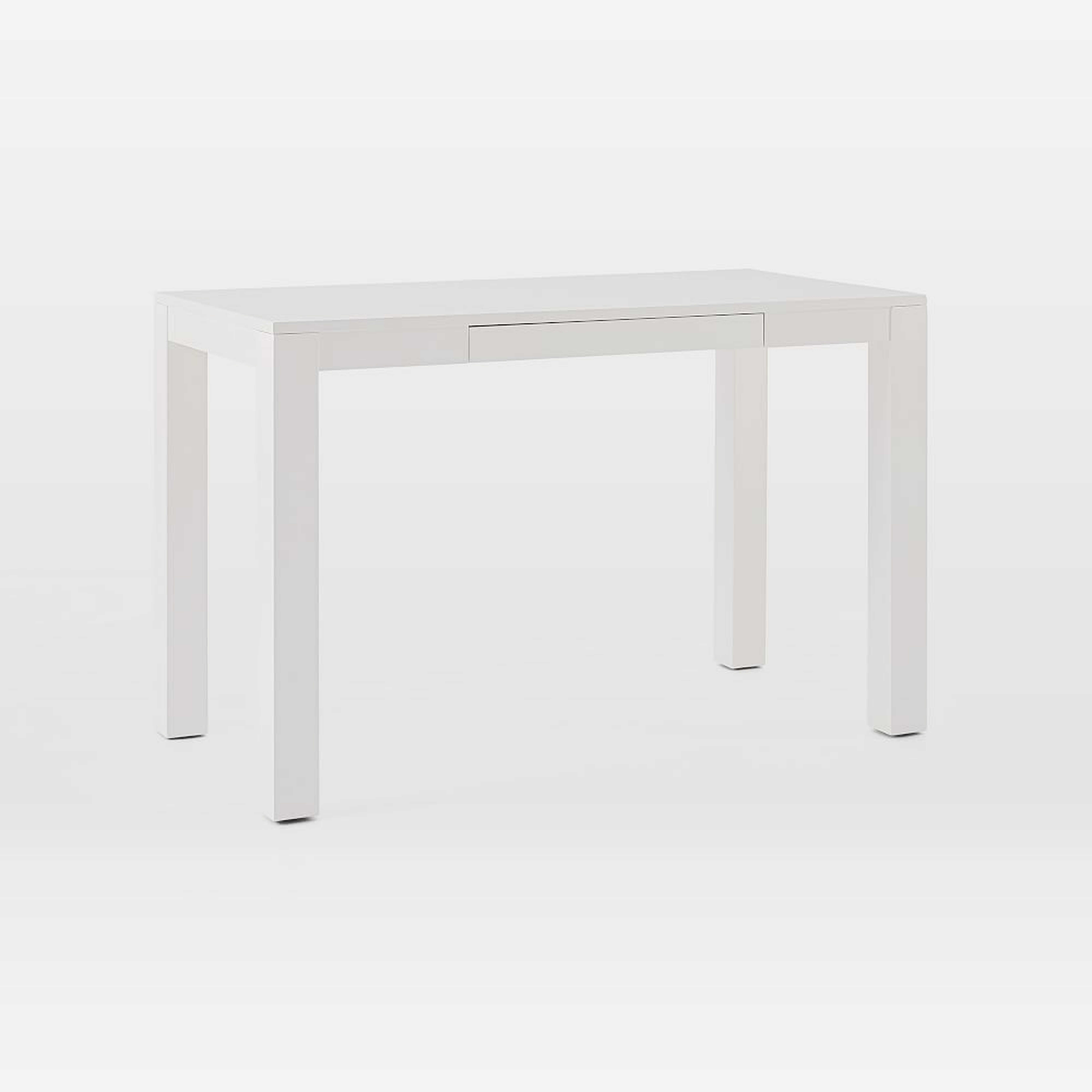 Parsons Desk With Drawers, White - West Elm