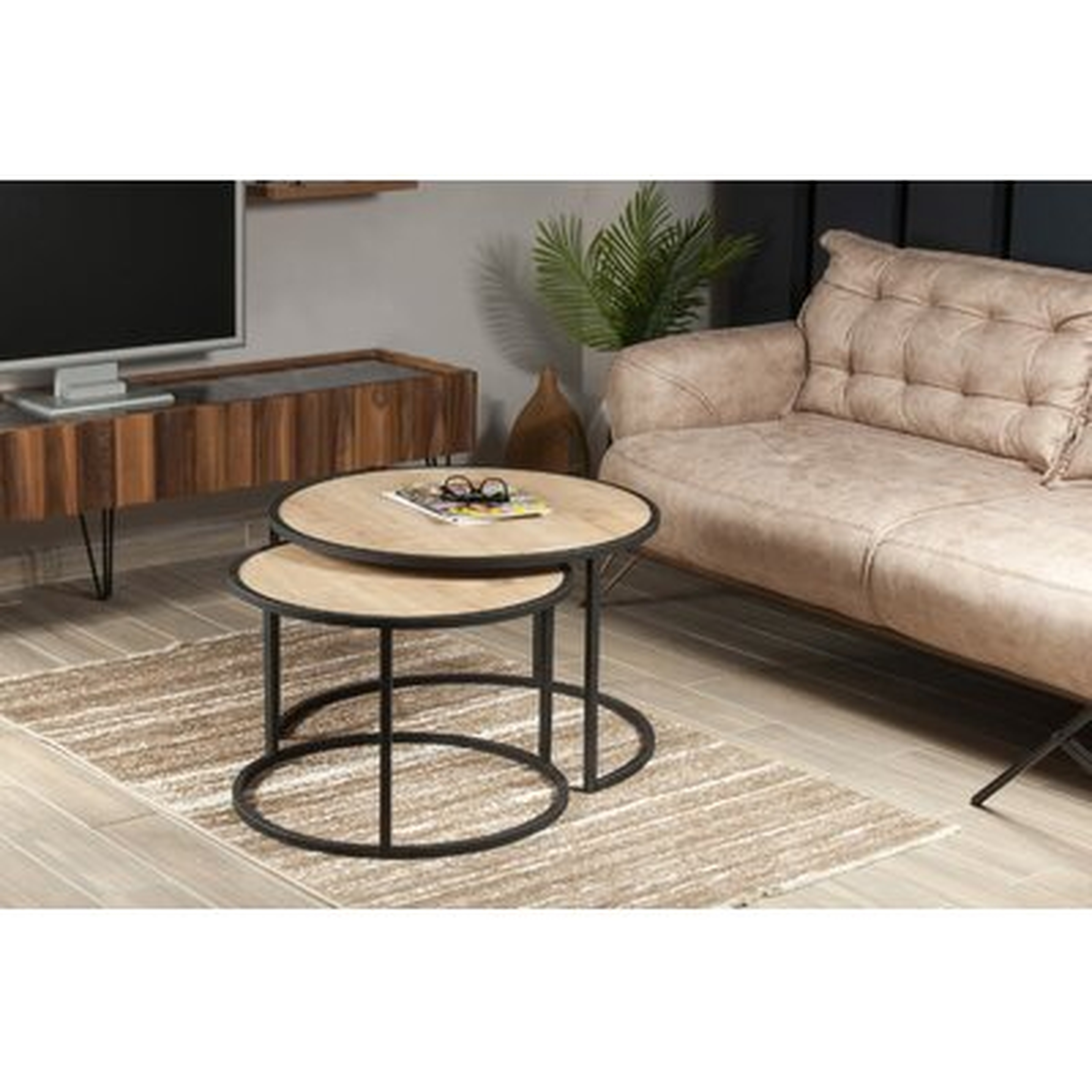 Abels 2 Piece Nested Coffee Table Set - Wayfair