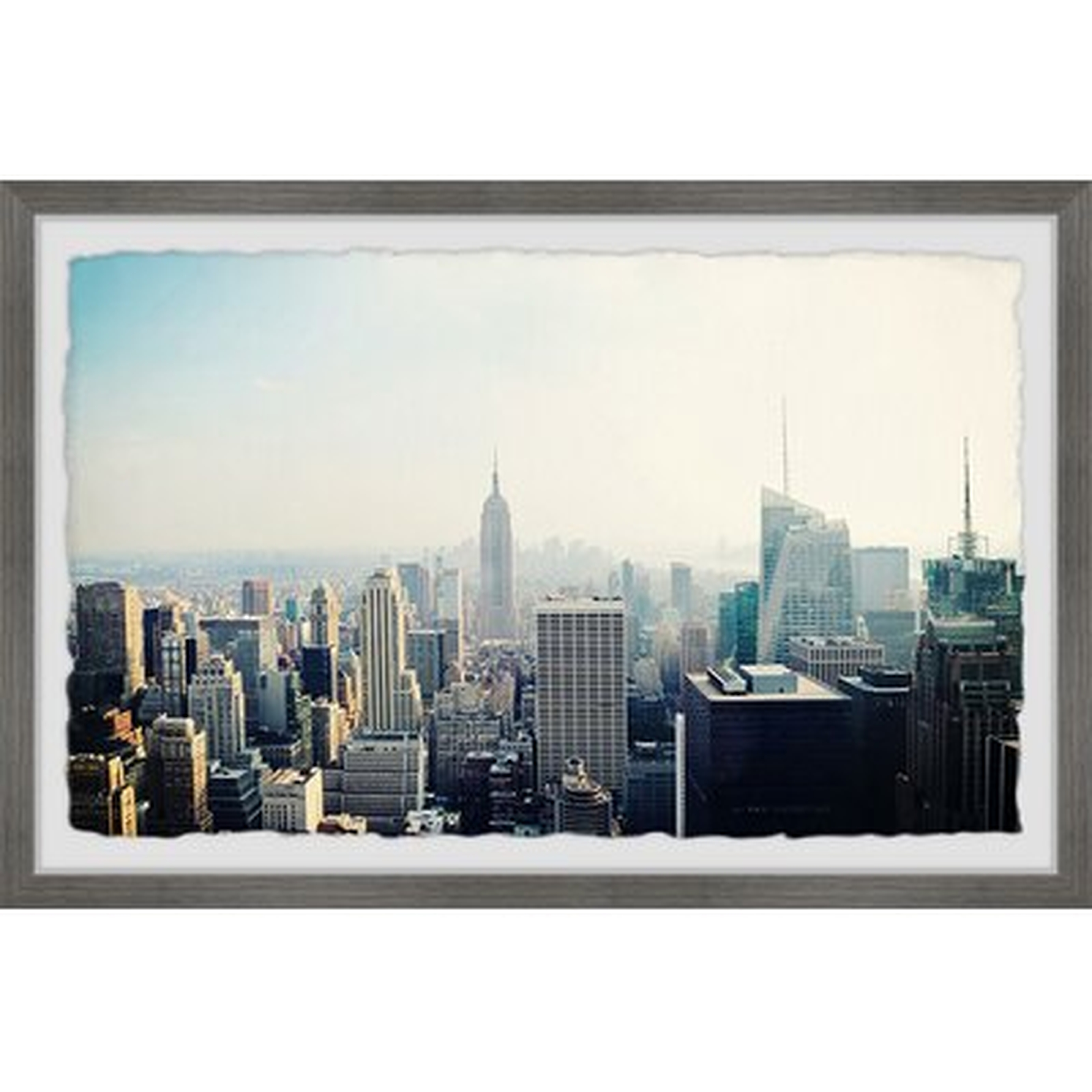 'At the Top of the City' Picture Frame Photograph Print on Paper, 24x36 - Wayfair