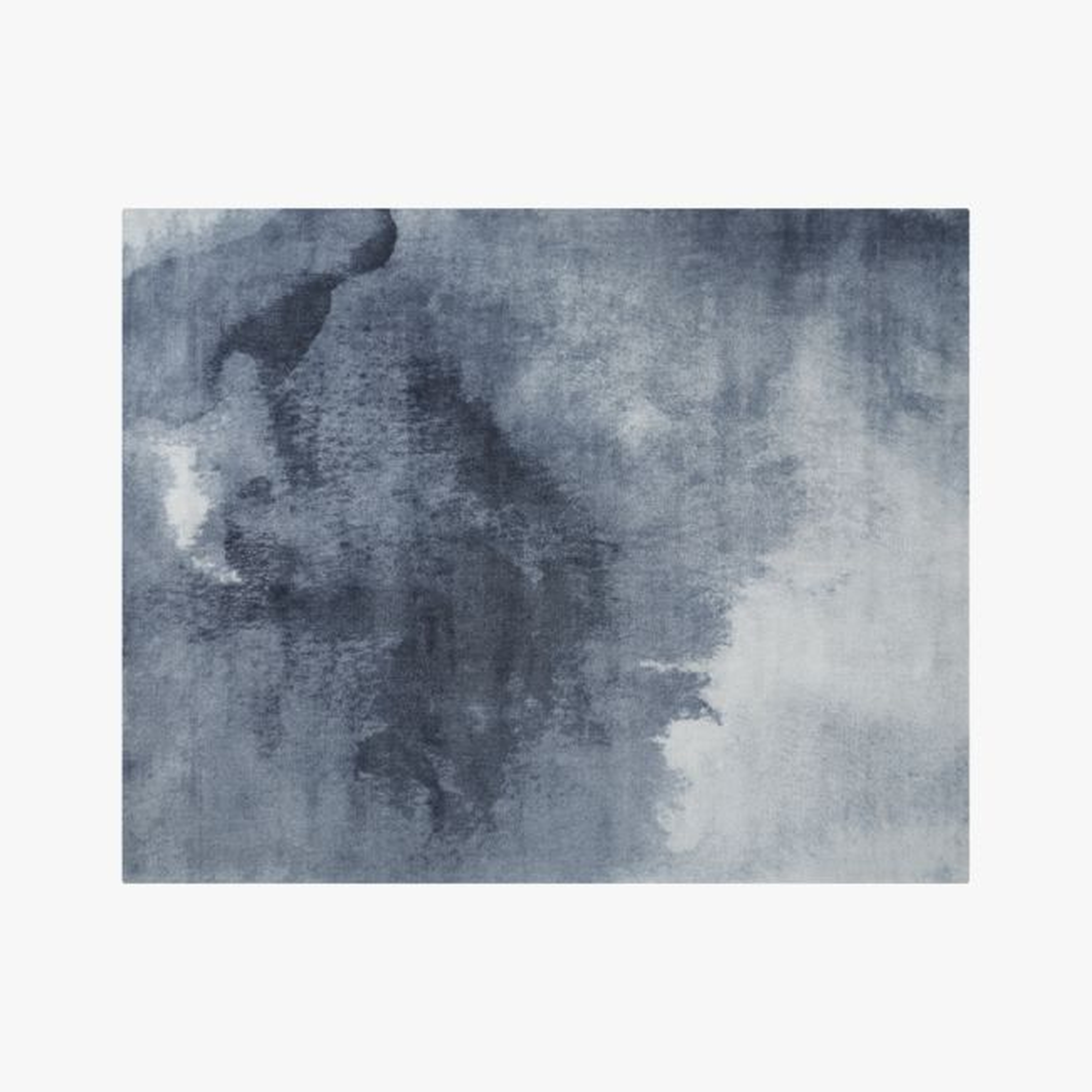 Wash Blue Watercolor Rug 8'x10' - CB2