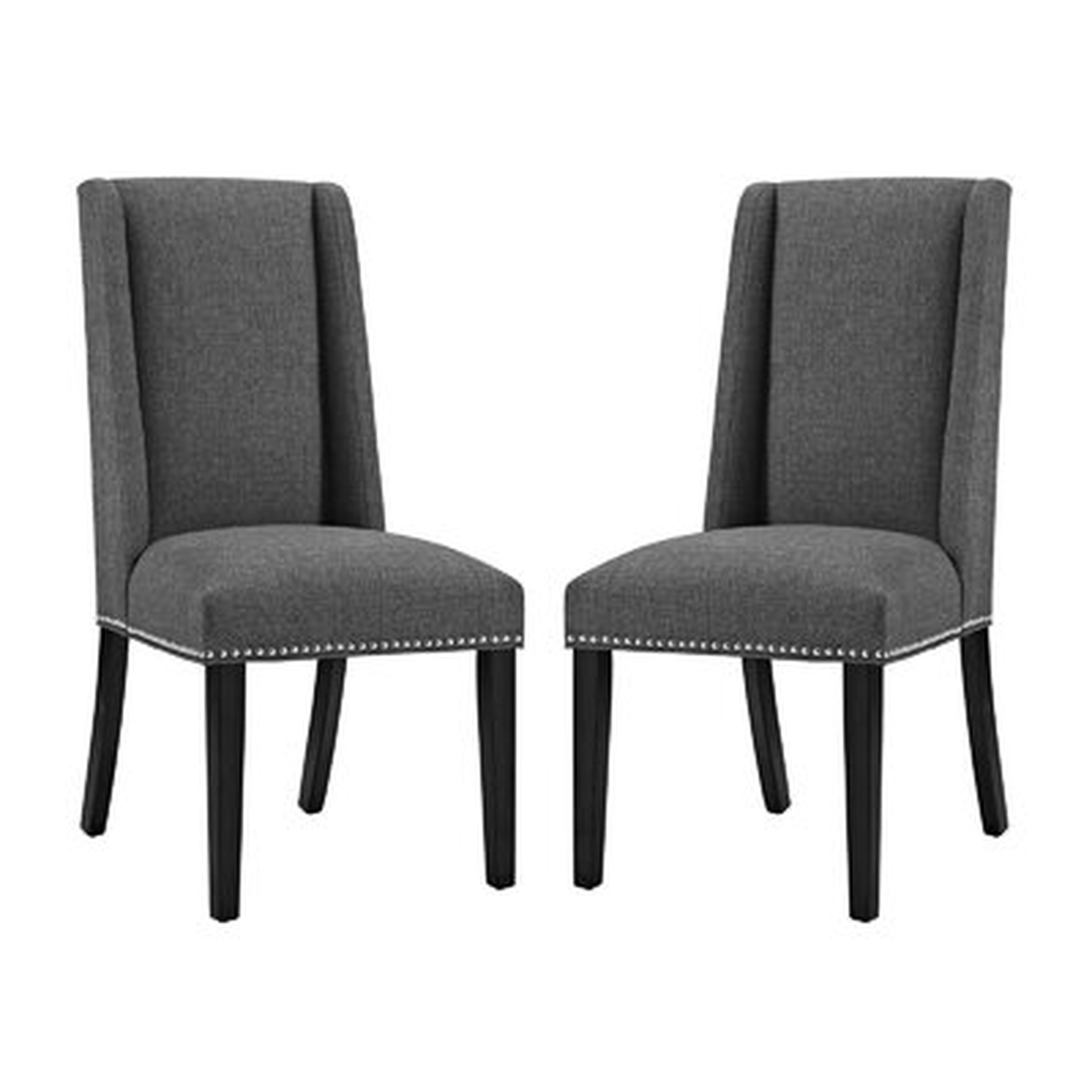 Baron Dining Chair Fabric Set Of 2 - Wayfair