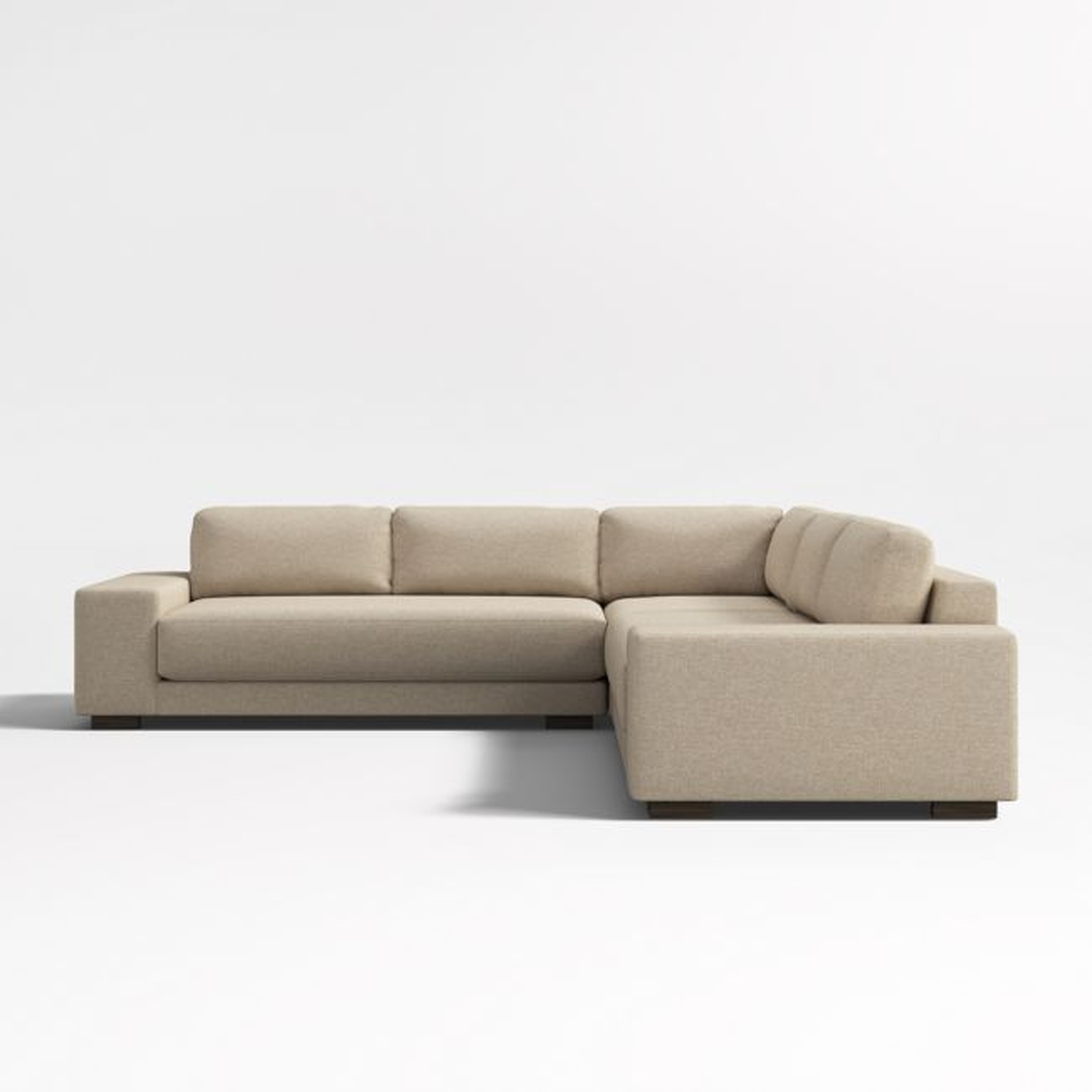 Horizon 3-Piece L-Shaped Sectional Sofa - Crate and Barrel