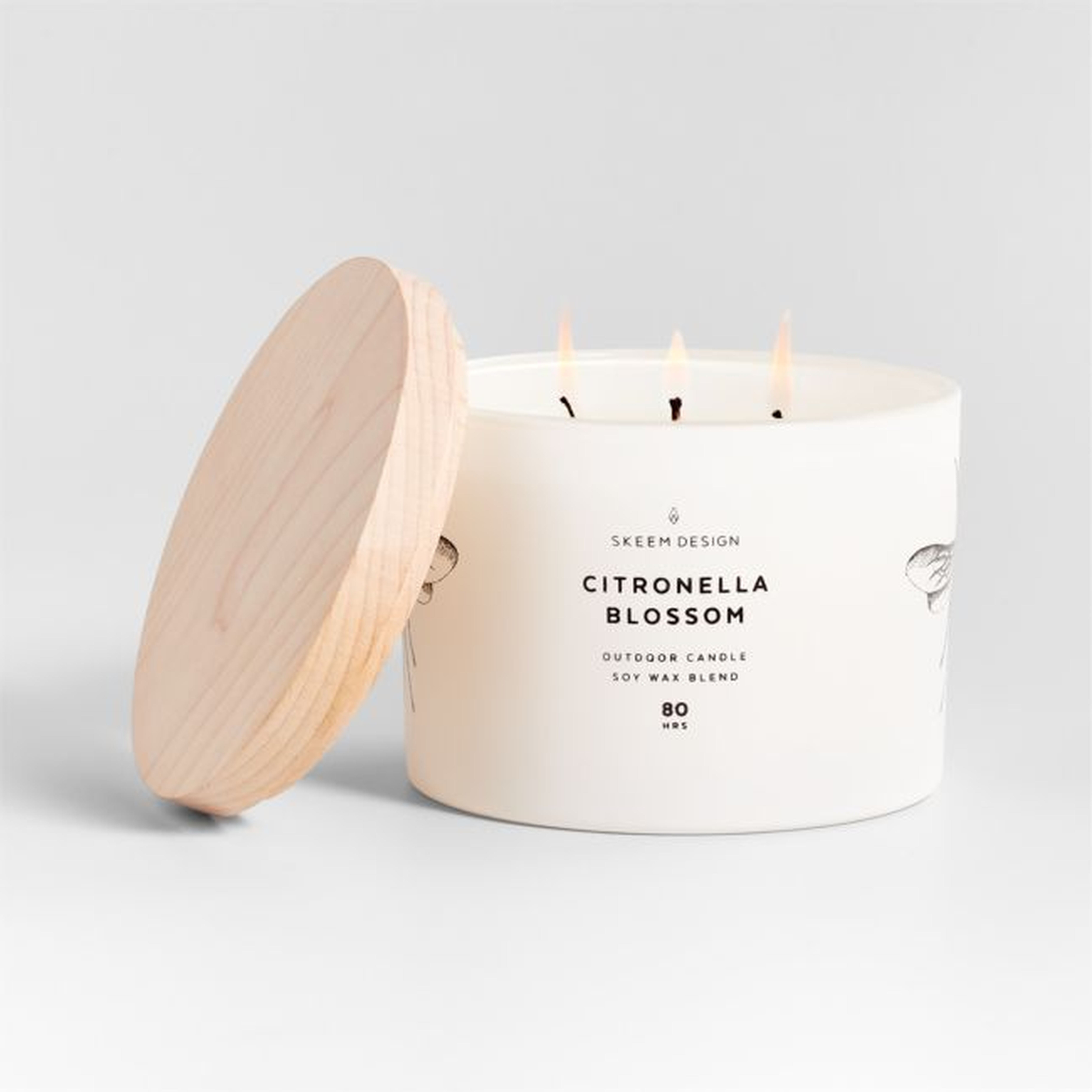 Skeem Blossom Citronella Candle - Crate and Barrel