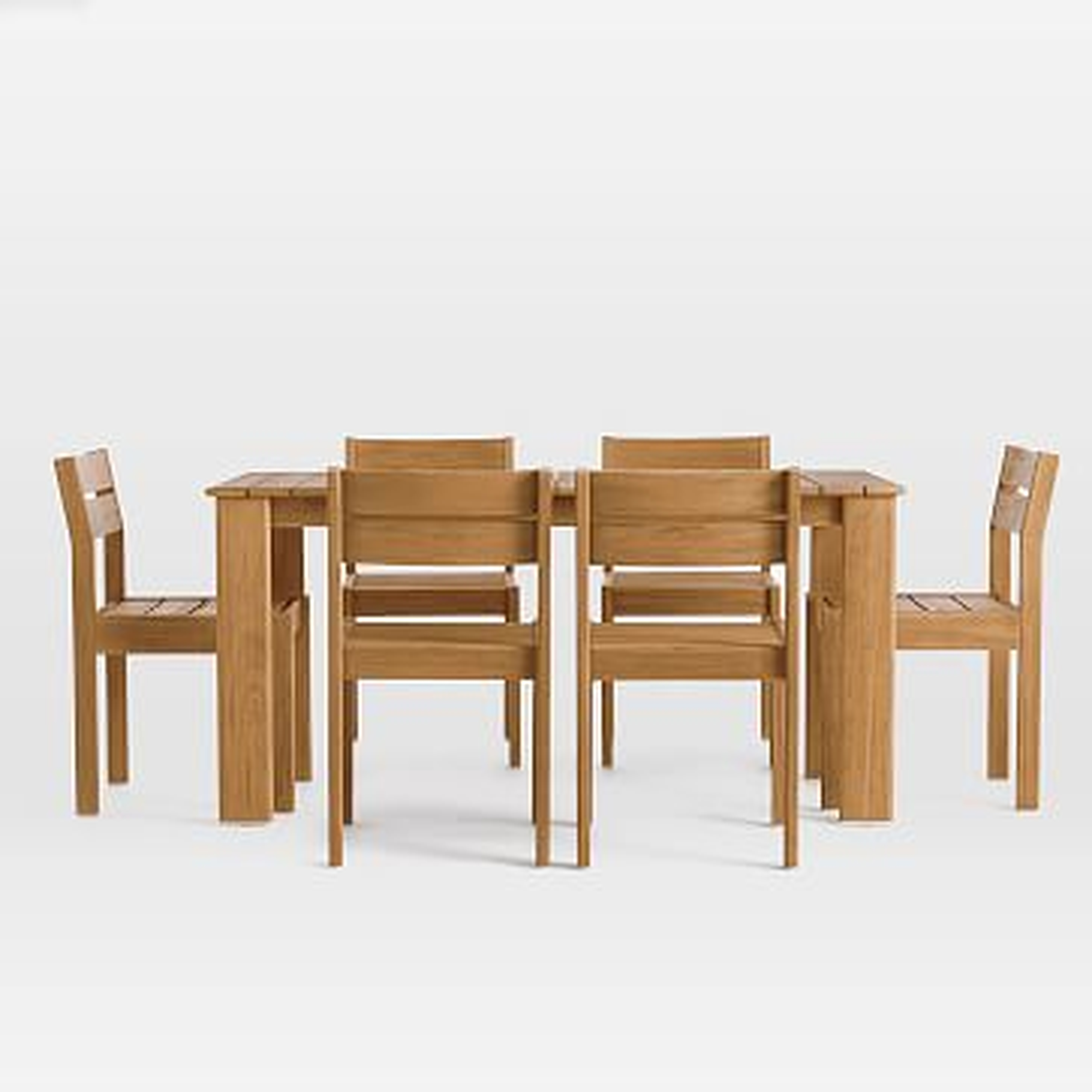 Playa Outdoor Dining Table + Chairs Set - West Elm