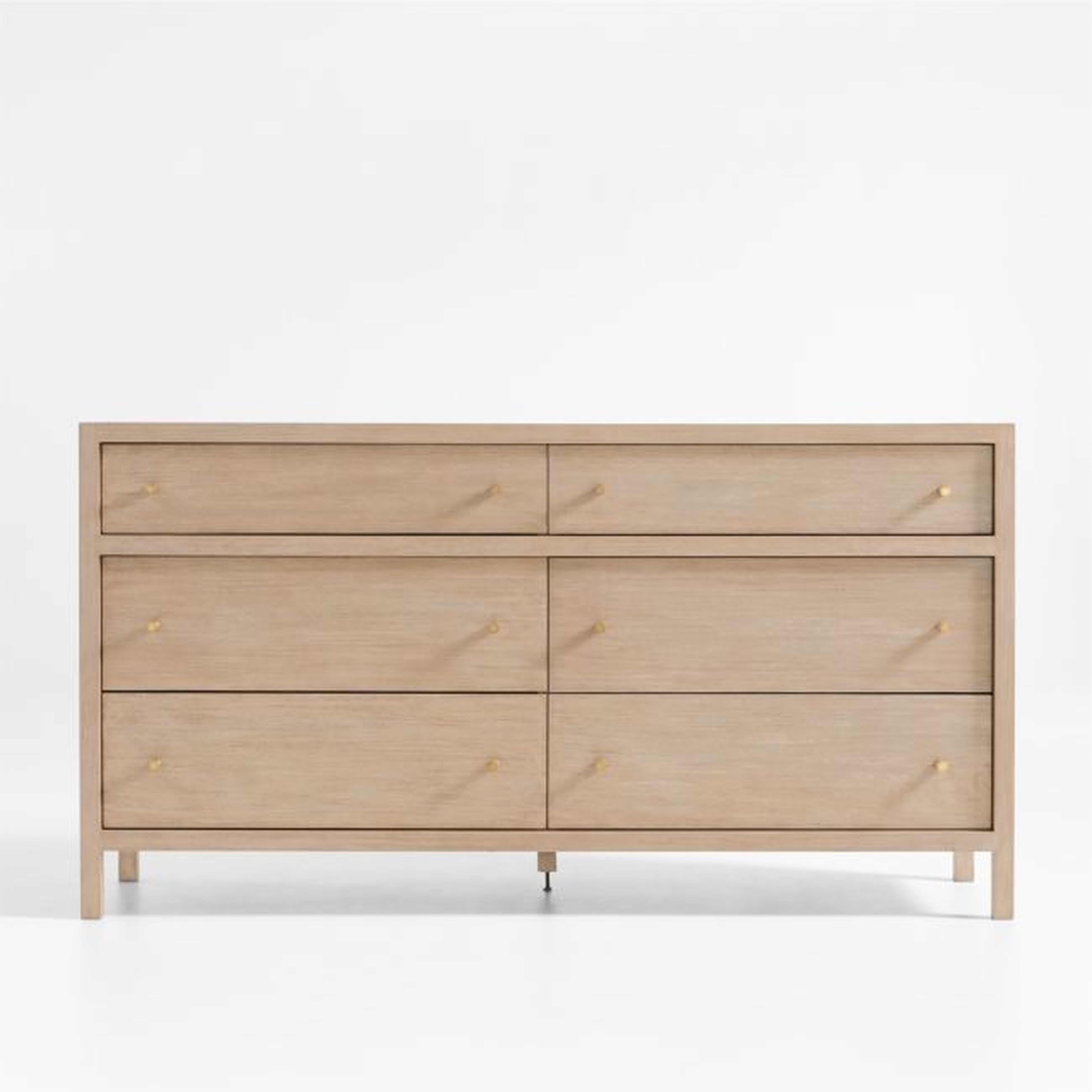 Keane Natural 6-Drawer Dresser - Crate and Barrel