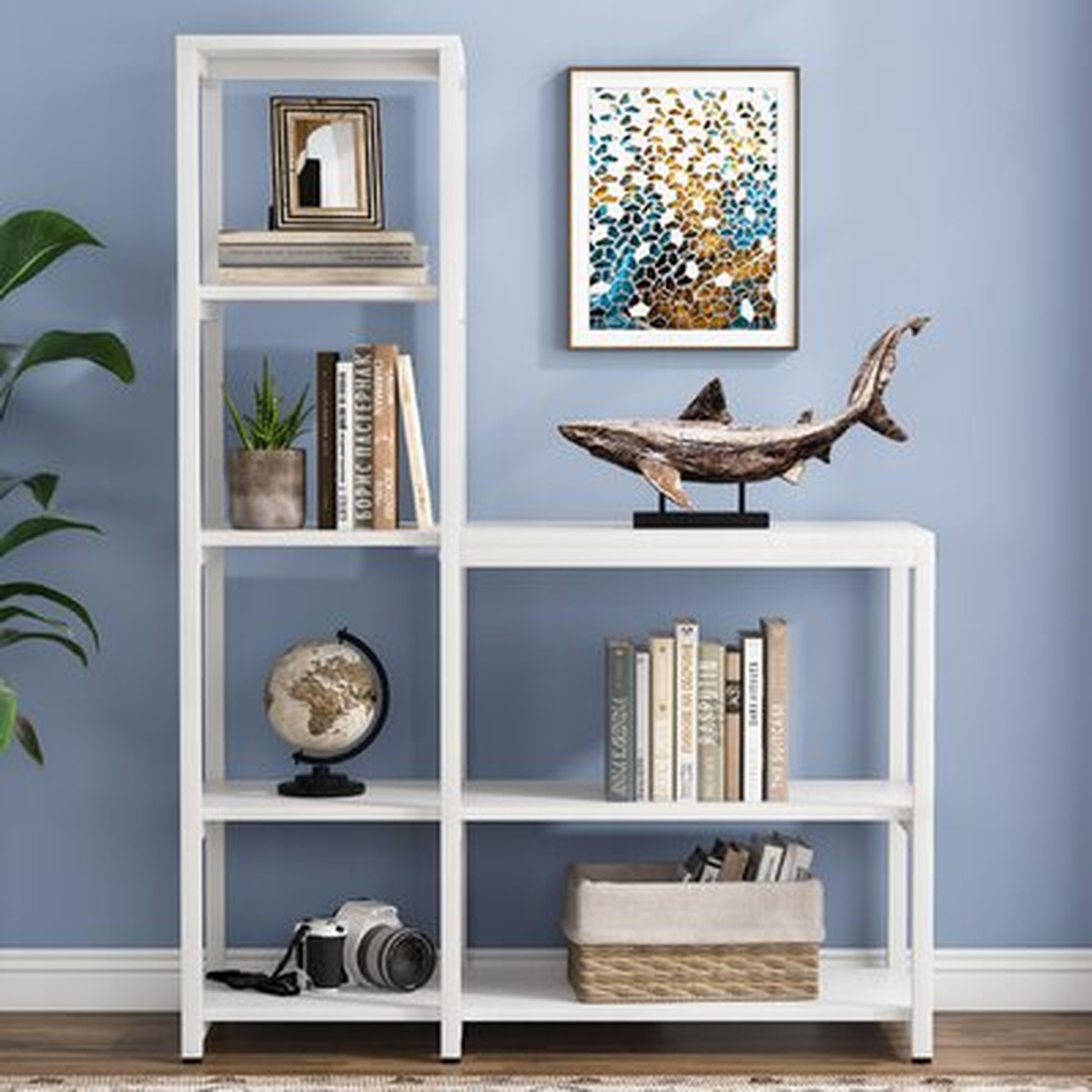 Ladder Corner Bookshelf Etagere Bookcase - Wayfair