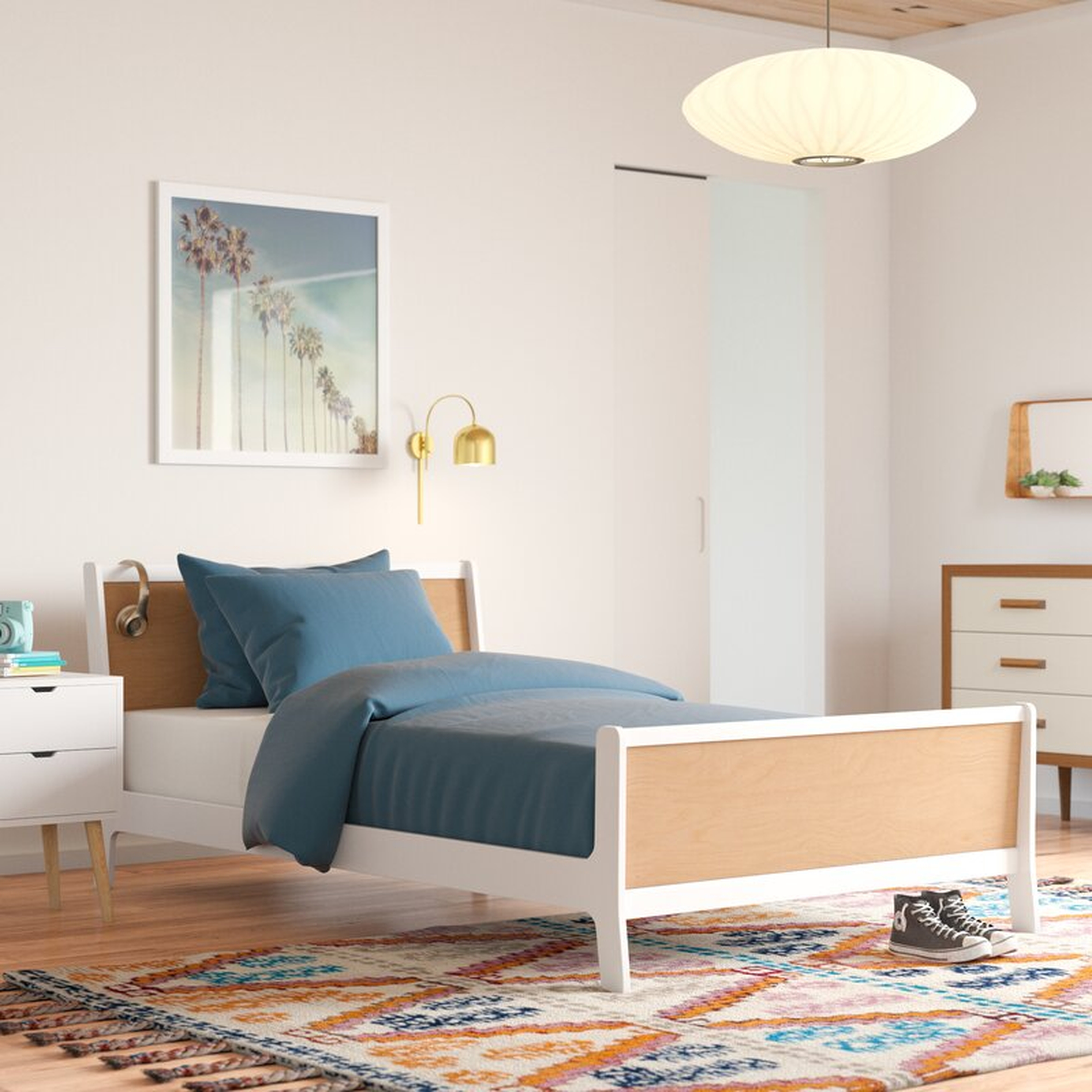 Oeuf® Sparrow Twin Panel Bed - Perigold