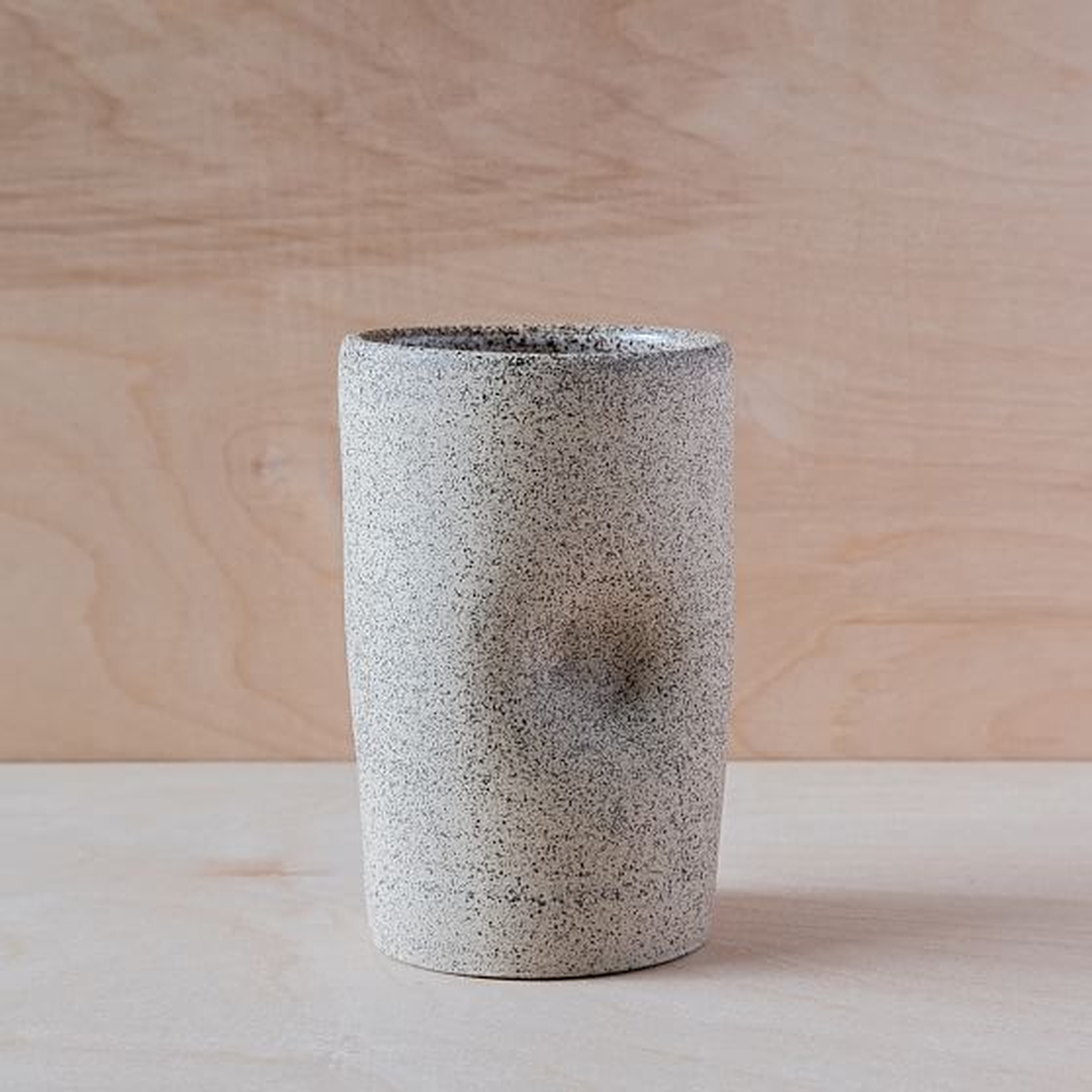 Utility Objects Tumbler, Dimple, Natural Sand - West Elm