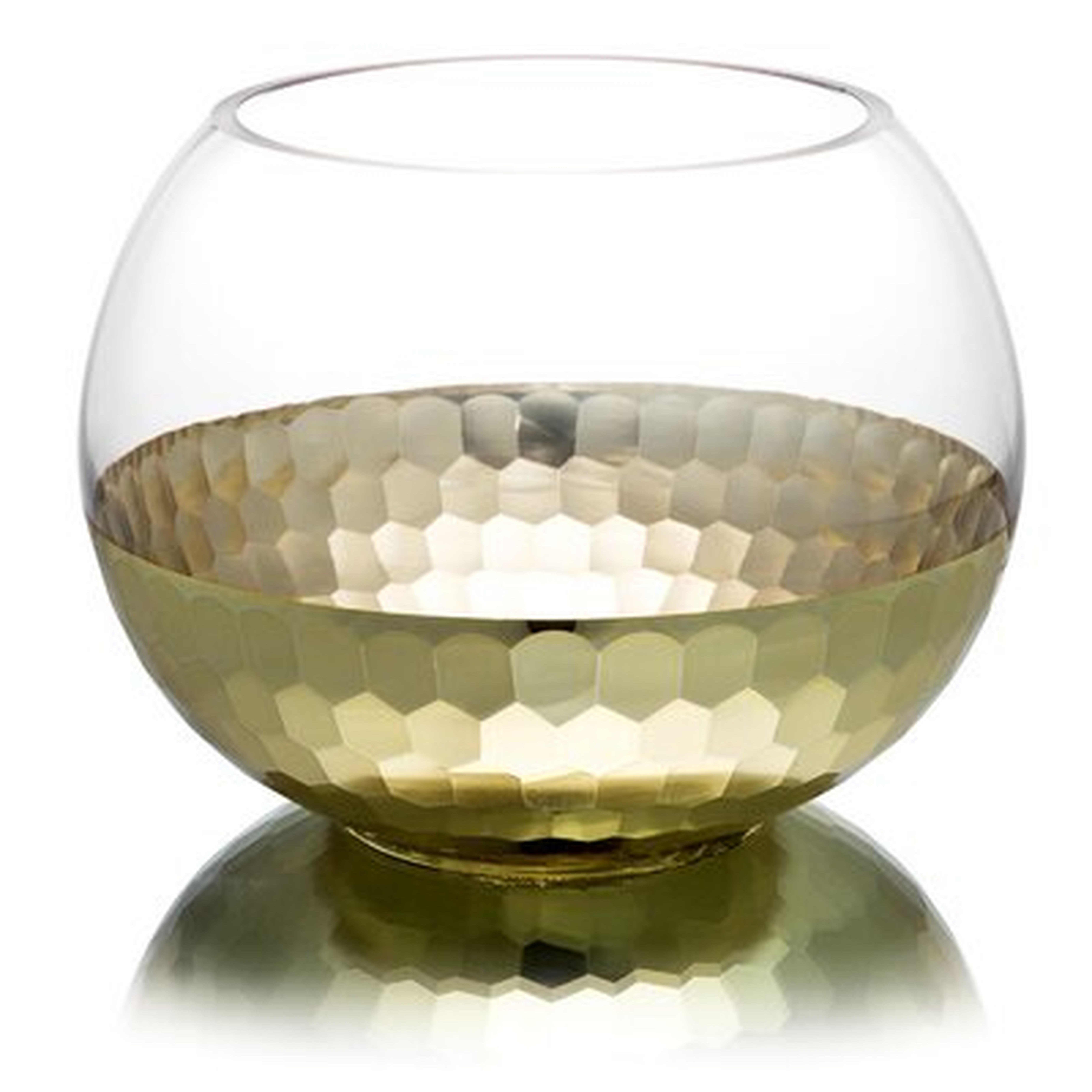 Gold 4.4'' Glass Table Vase - Wayfair