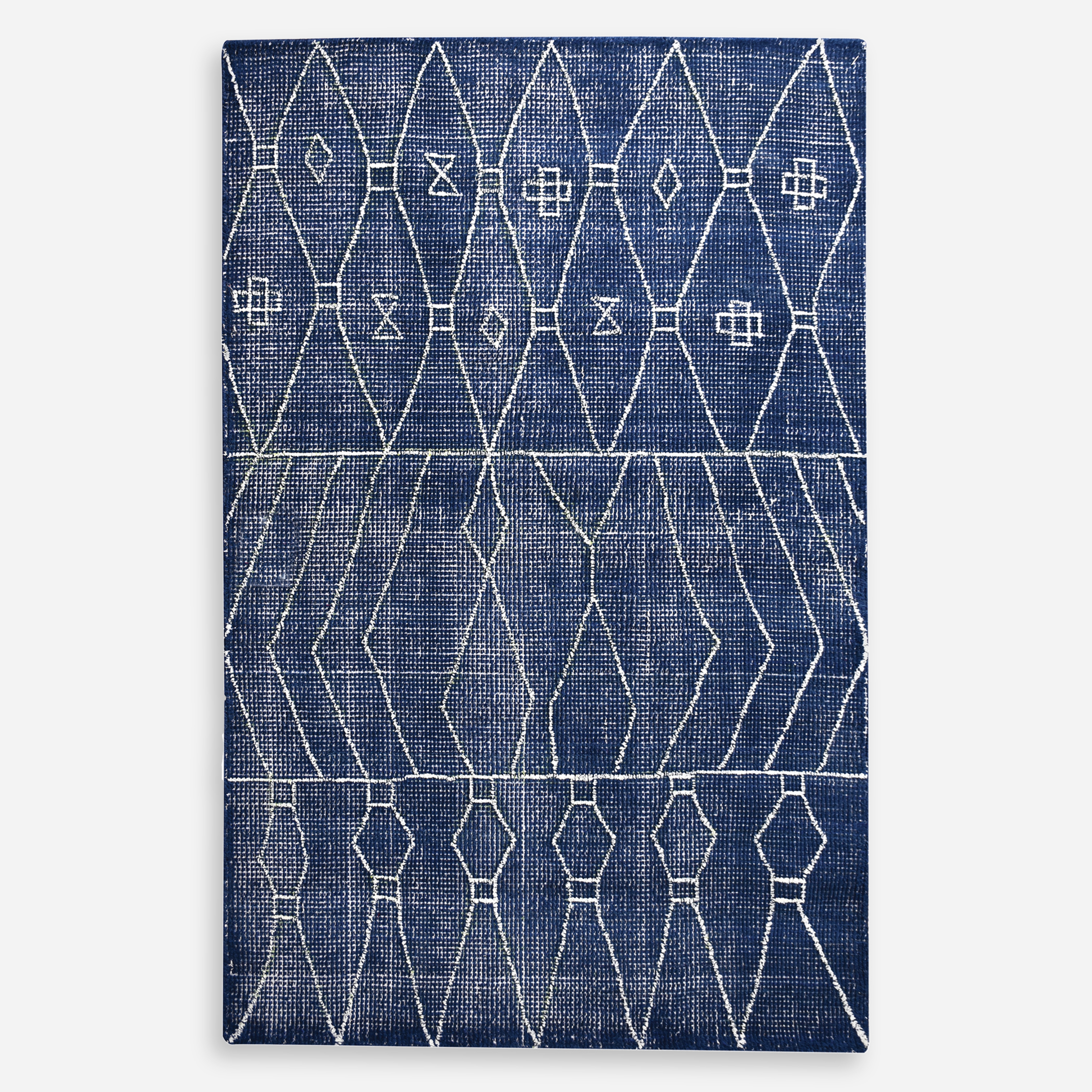 Fressia Blue 5 X 8 Rug - Uttermost