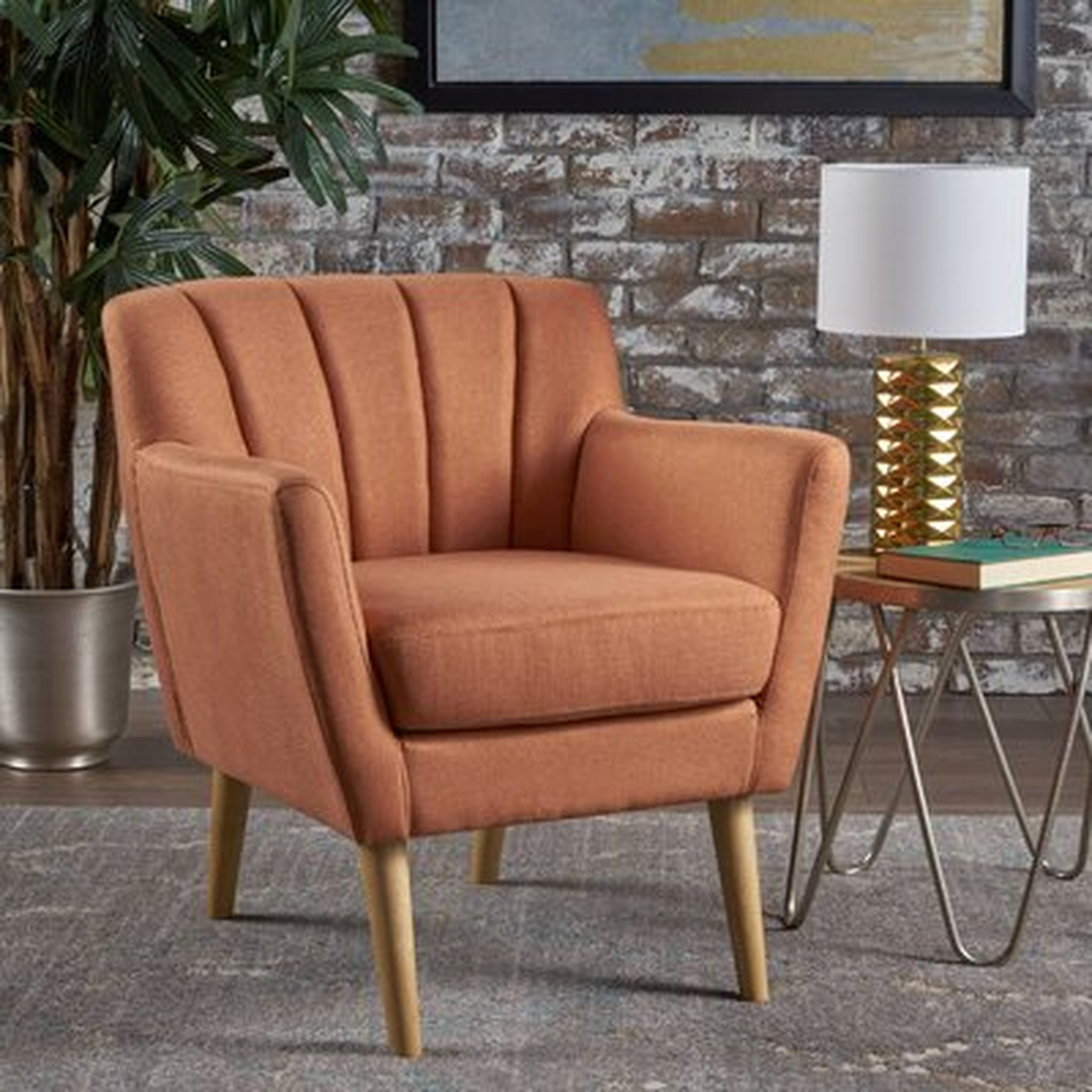 Faizah 27.6" Wide Tufted Polyester Armchair - Wayfair