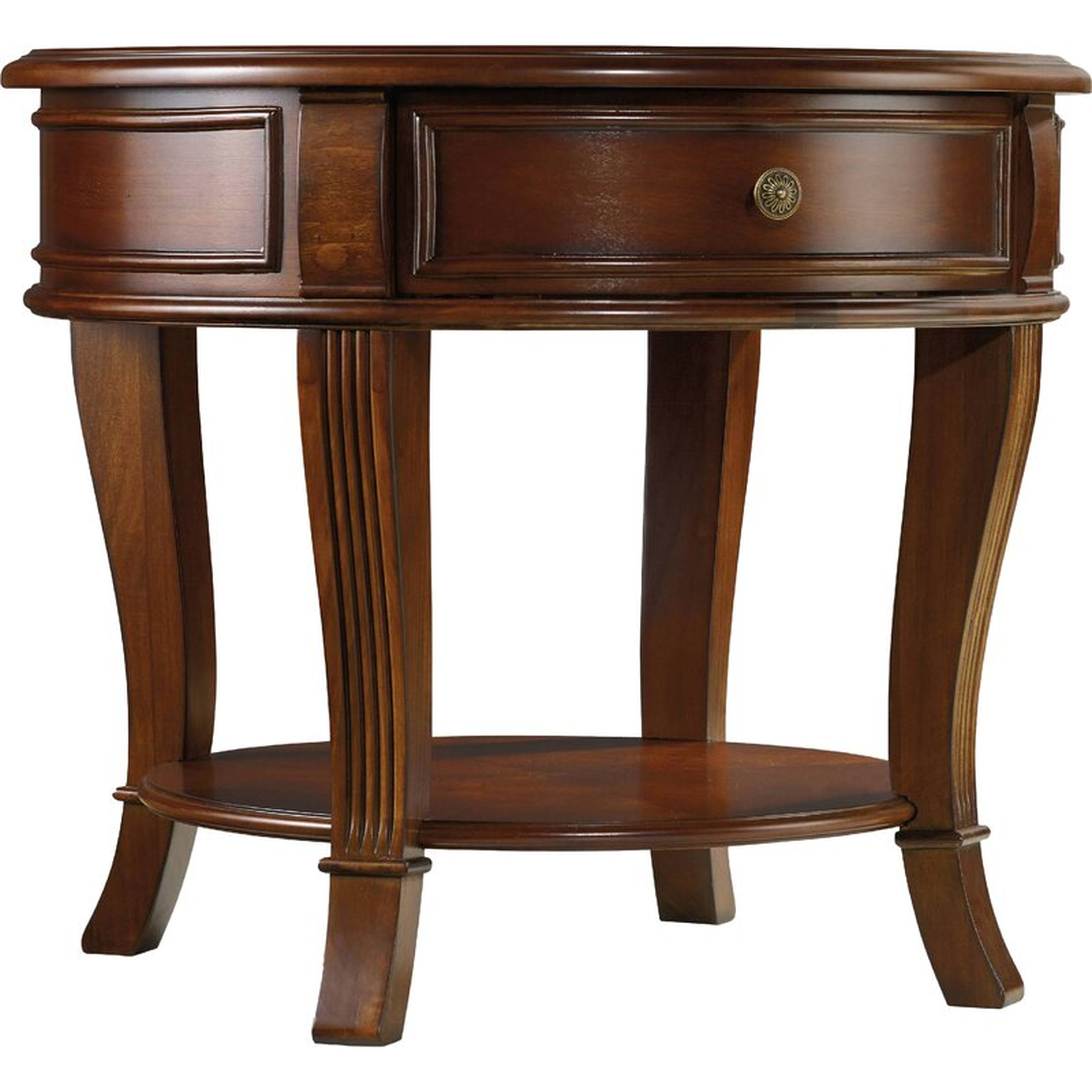 Hooker Furniture Brookhaven Solid Wood End Table with Storage - Perigold