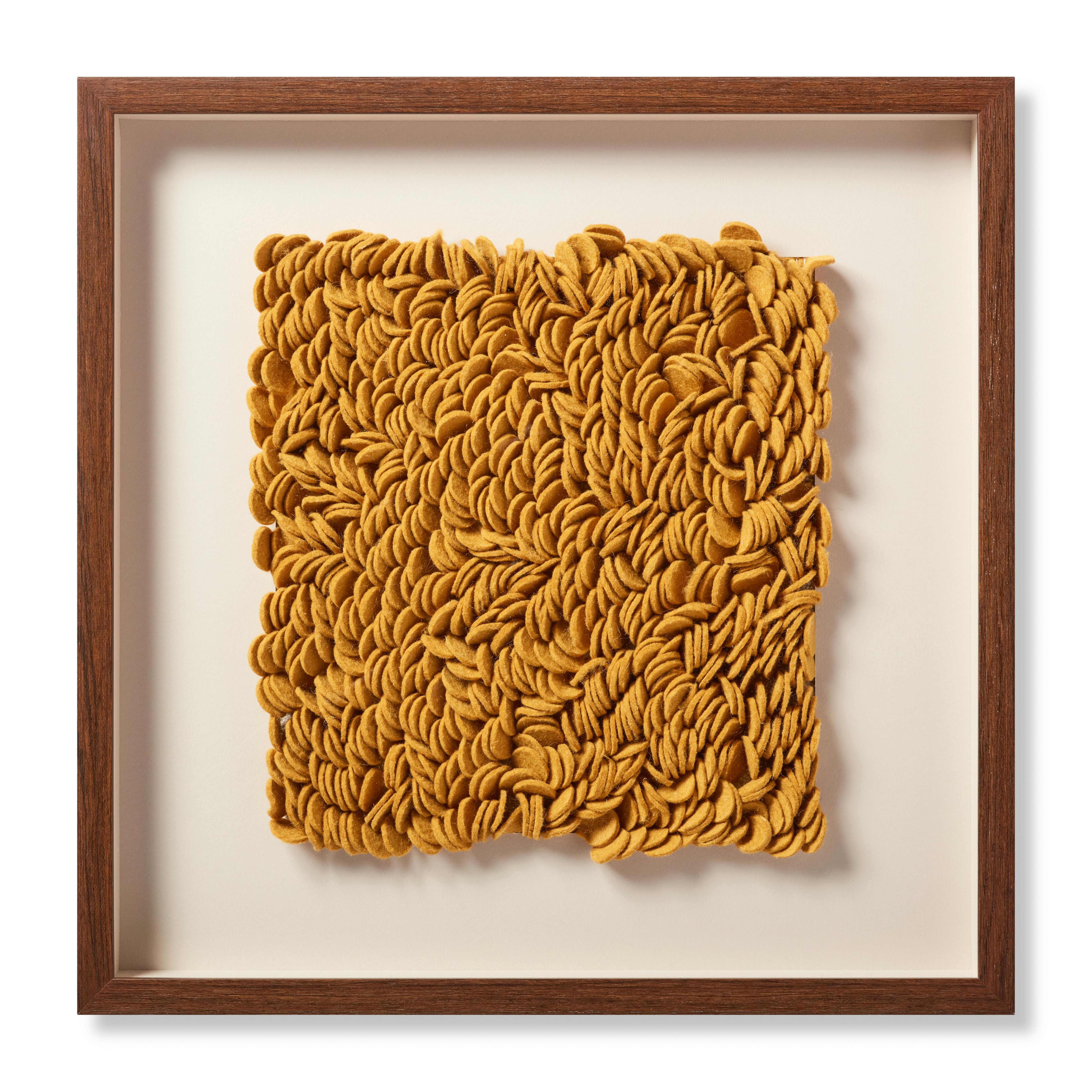 Loloi Tumeric Yellow 2' x 2' Wall Art - Loloi Rugs