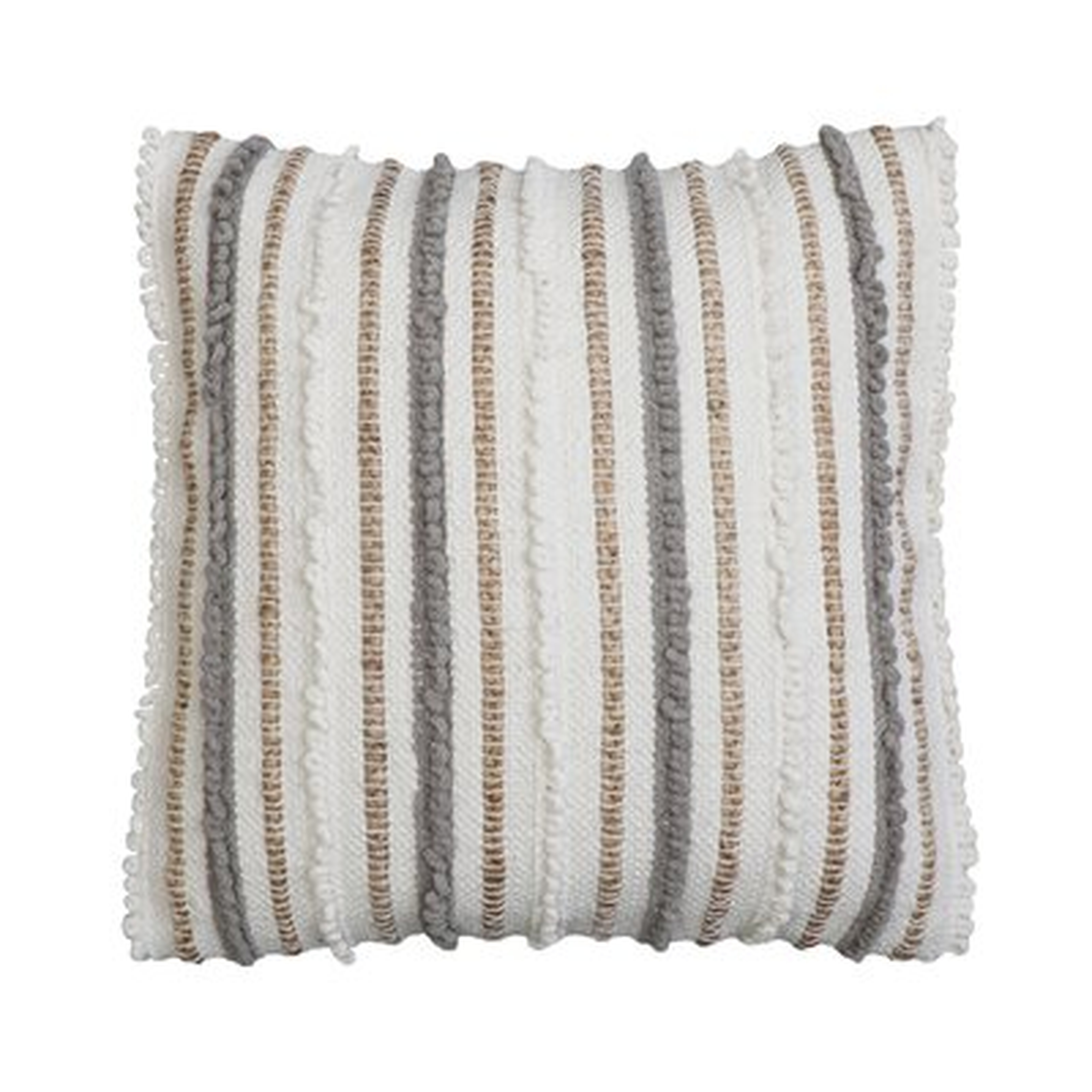 20X20 Acerra Woven Cotton Pillow - Wayfair