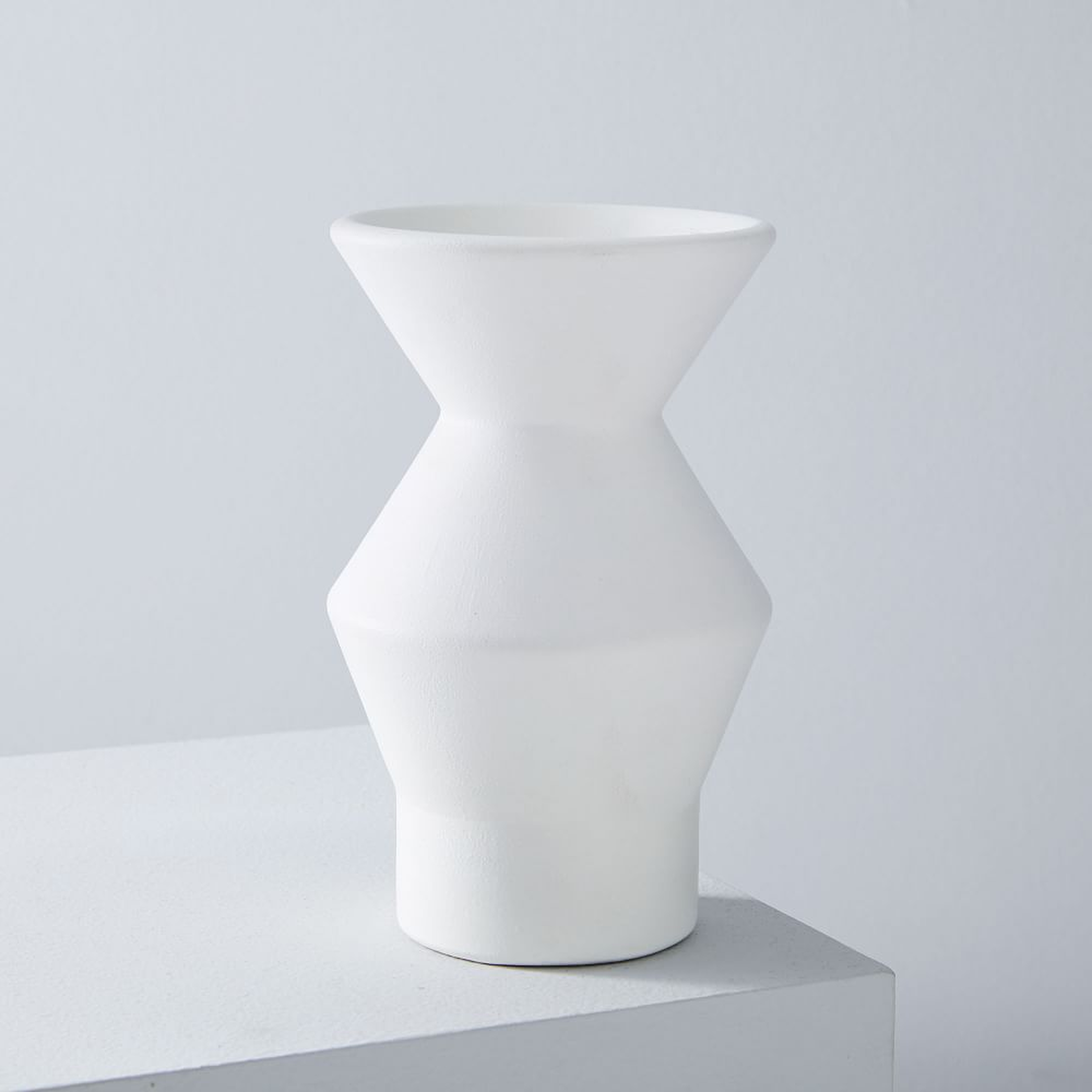 Totem Vase, 6", White - West Elm