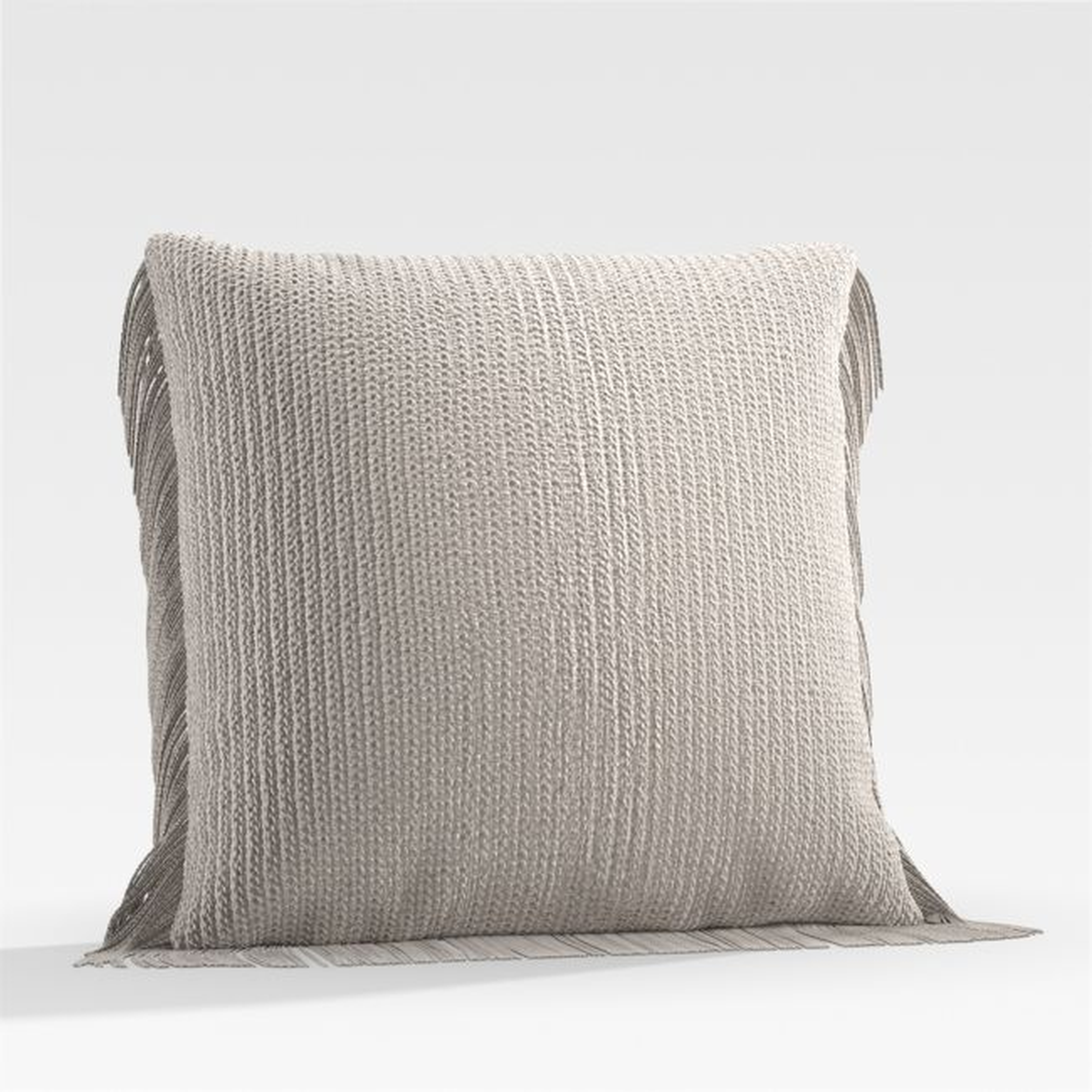 Bergess 20" Ivory Pillow - Crate and Barrel