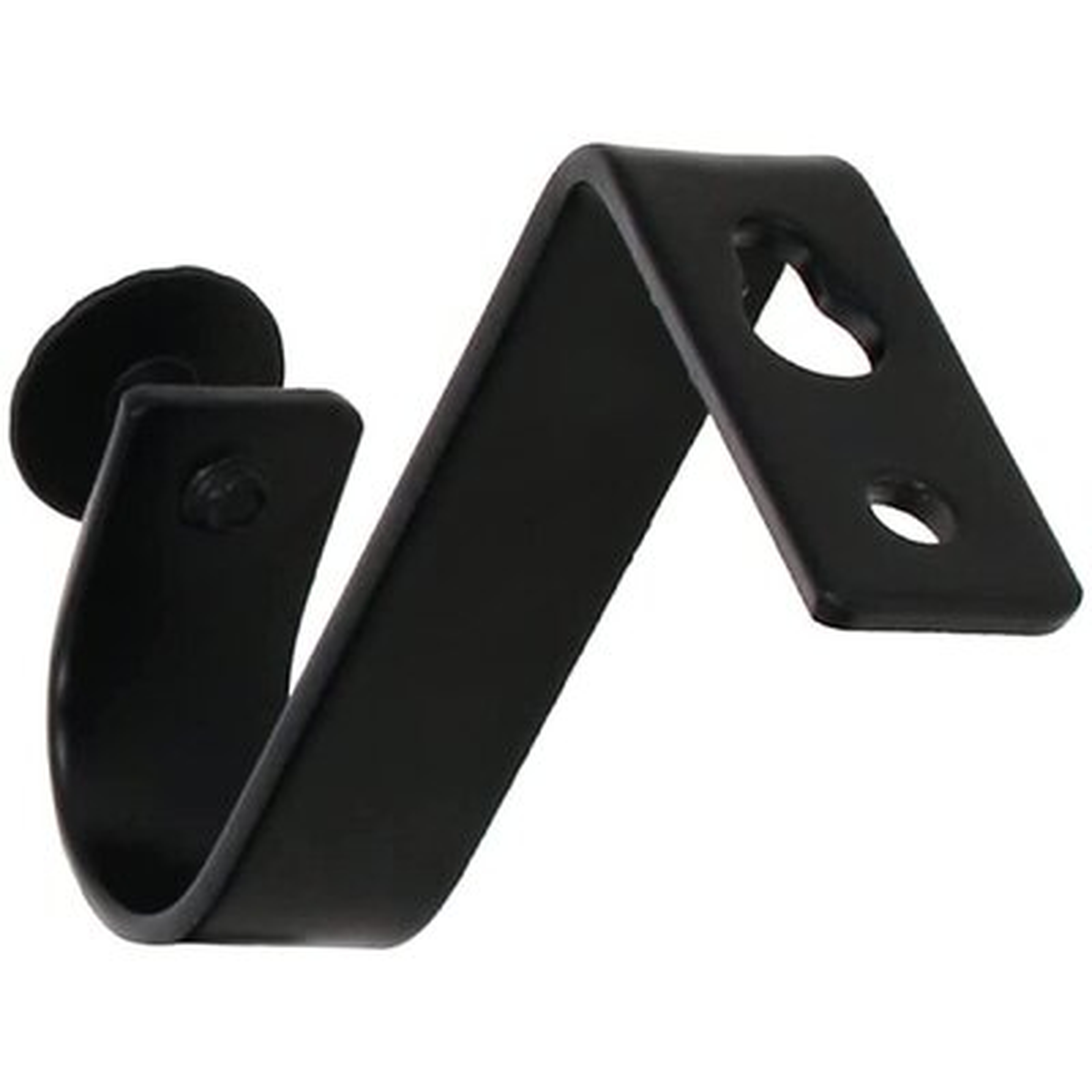 Curtain Rod Bracket Curtain Rod Single Bracket Curtain Rod Holders Brackets Cyan Drapery Rod,1Pcs - Wayfair