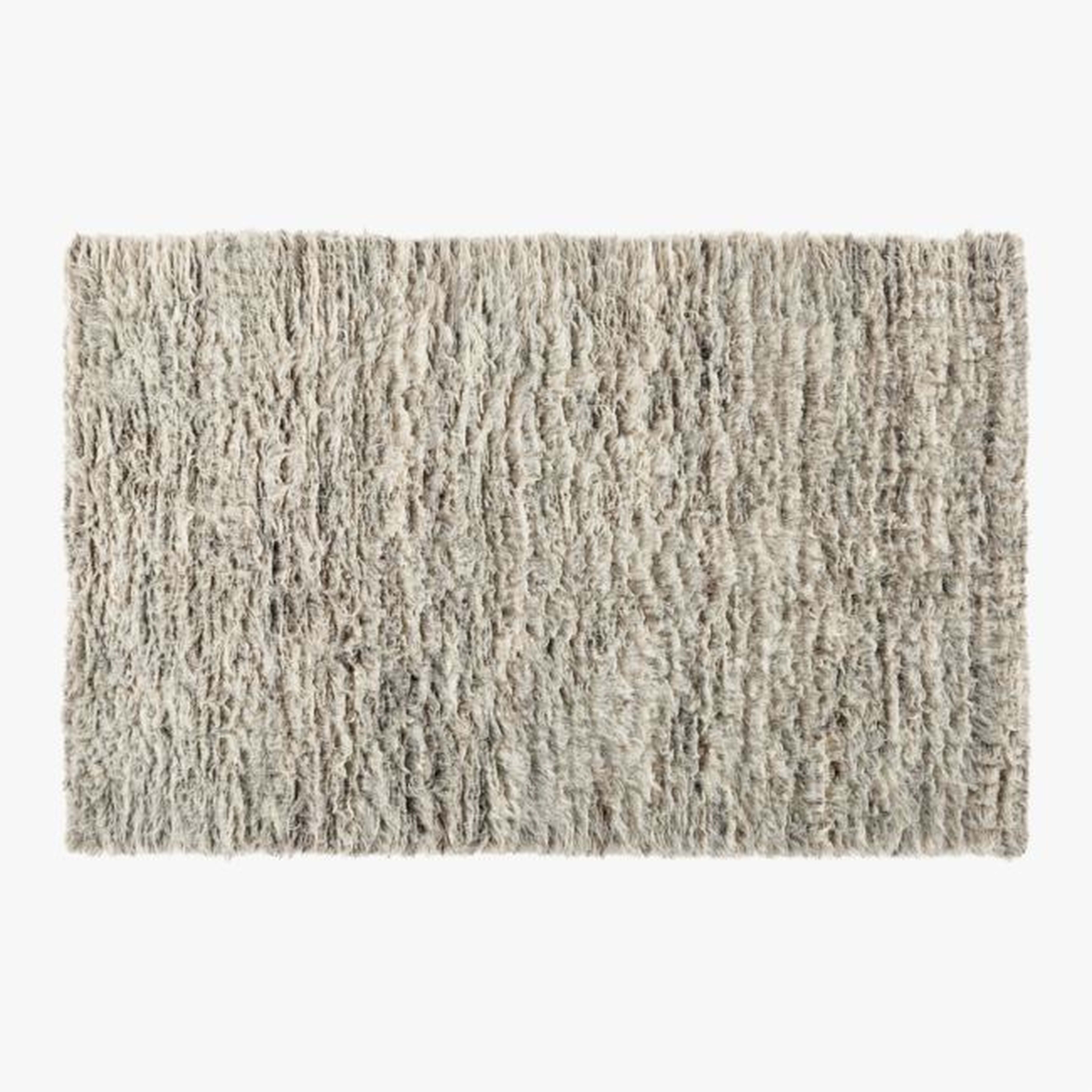 Auckland Natural Wool Shag Rug 6'x9' - CB2