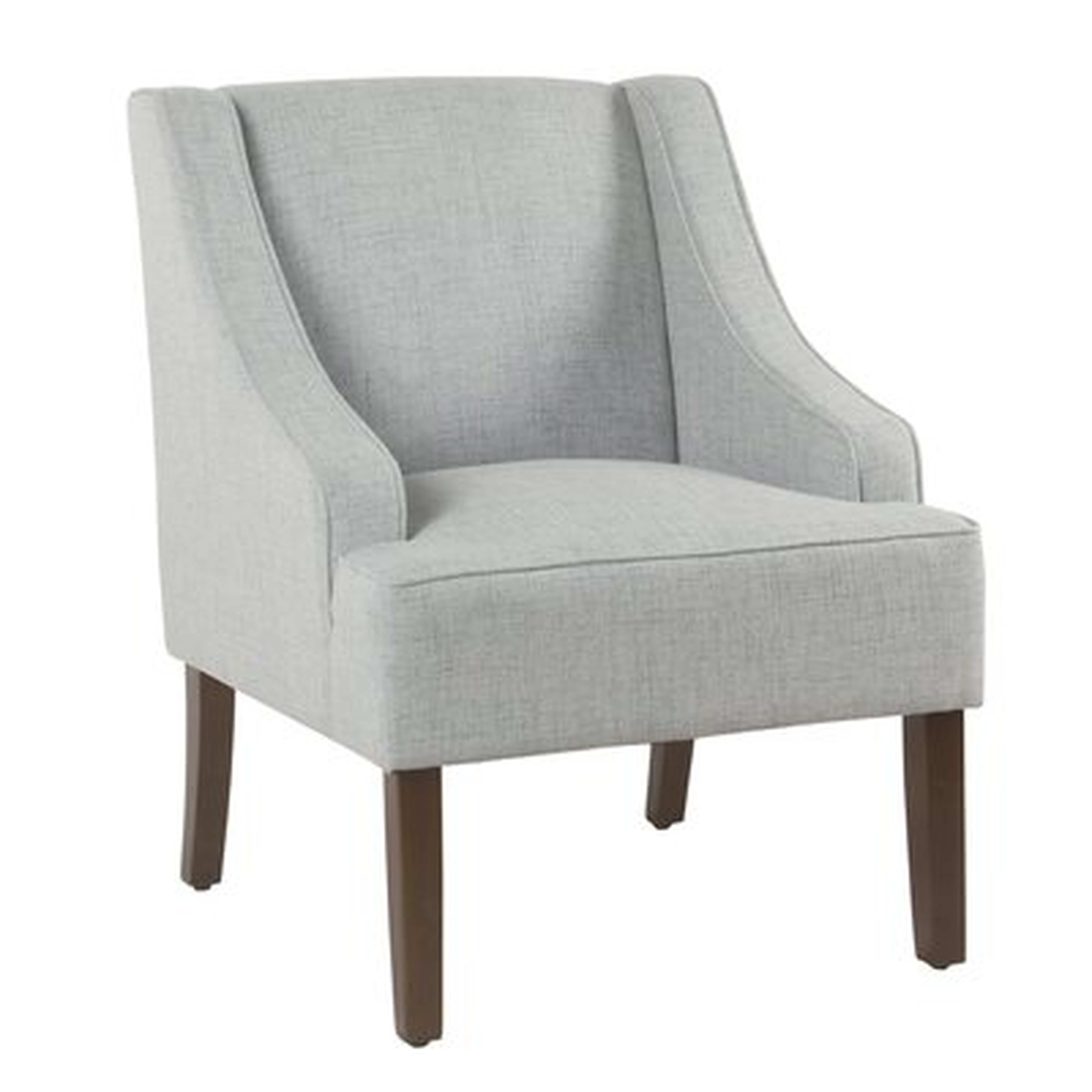 Lacombe 25" Wide Polyester Wingback Chair - Wayfair