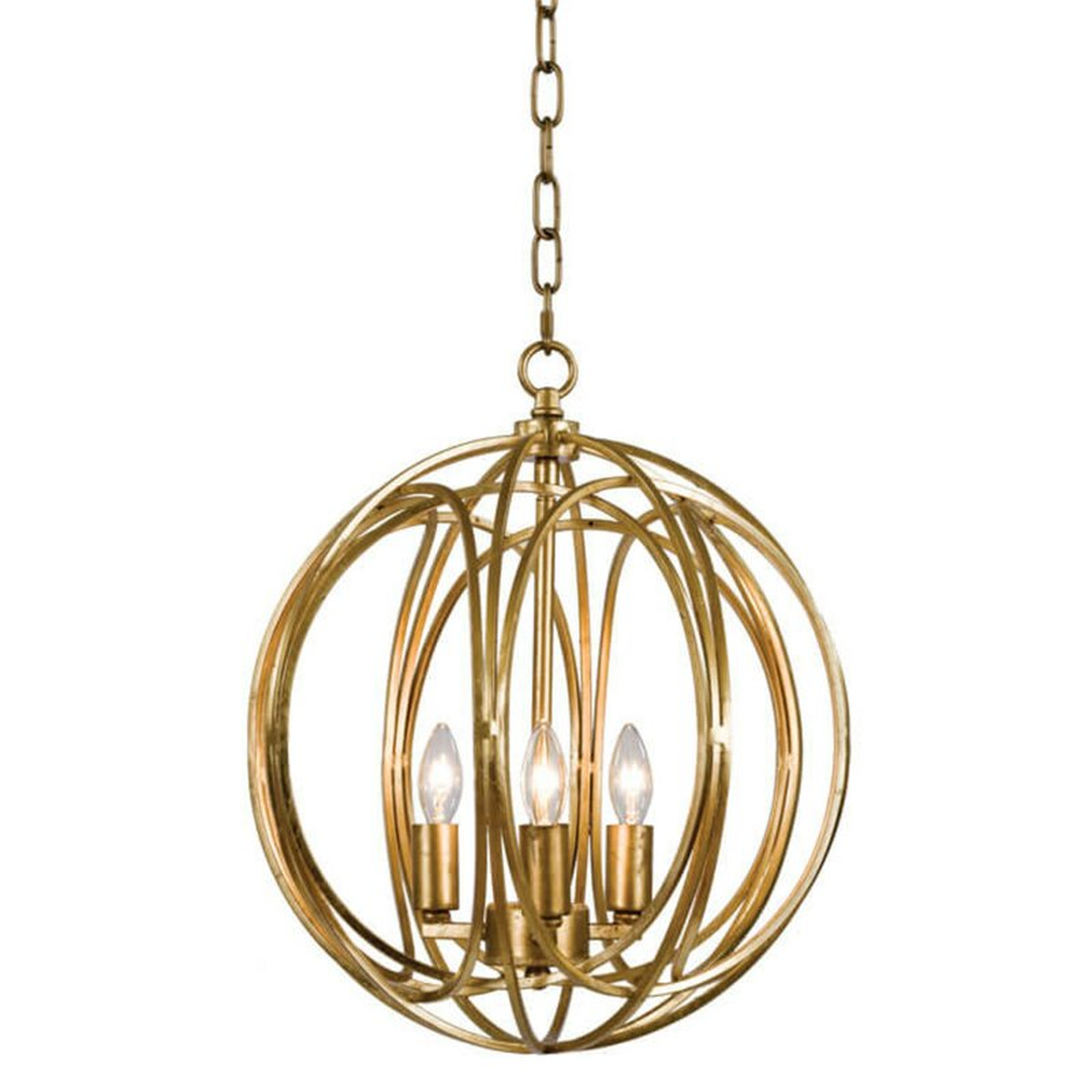 Regina Andrew Ofelia 3-Light Globe chandelier - Perigold