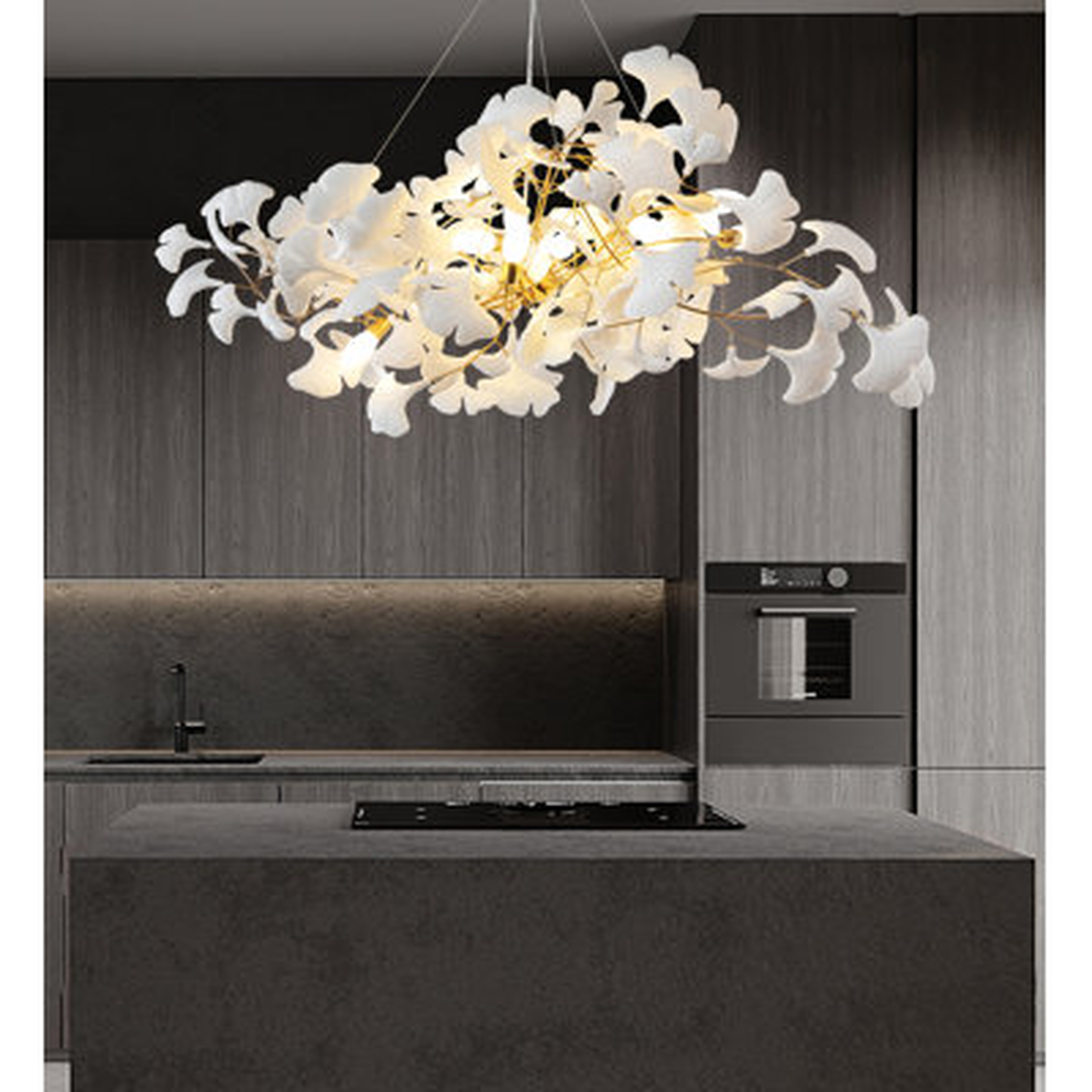 Jeriyah 10 - Light Ginkgo Chandelier - Wayfair