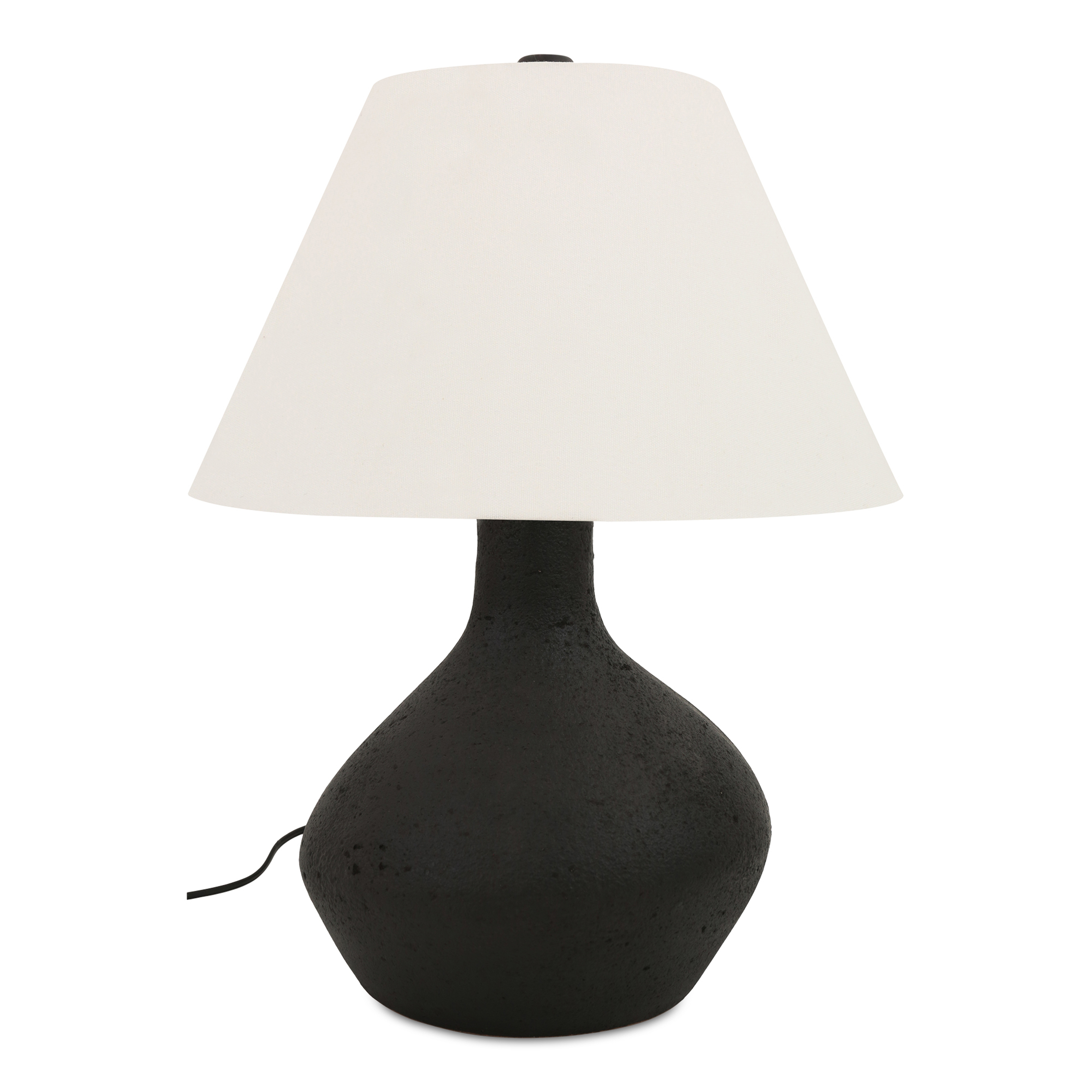 Hanna Table Lamp Black - Moes Home Collection