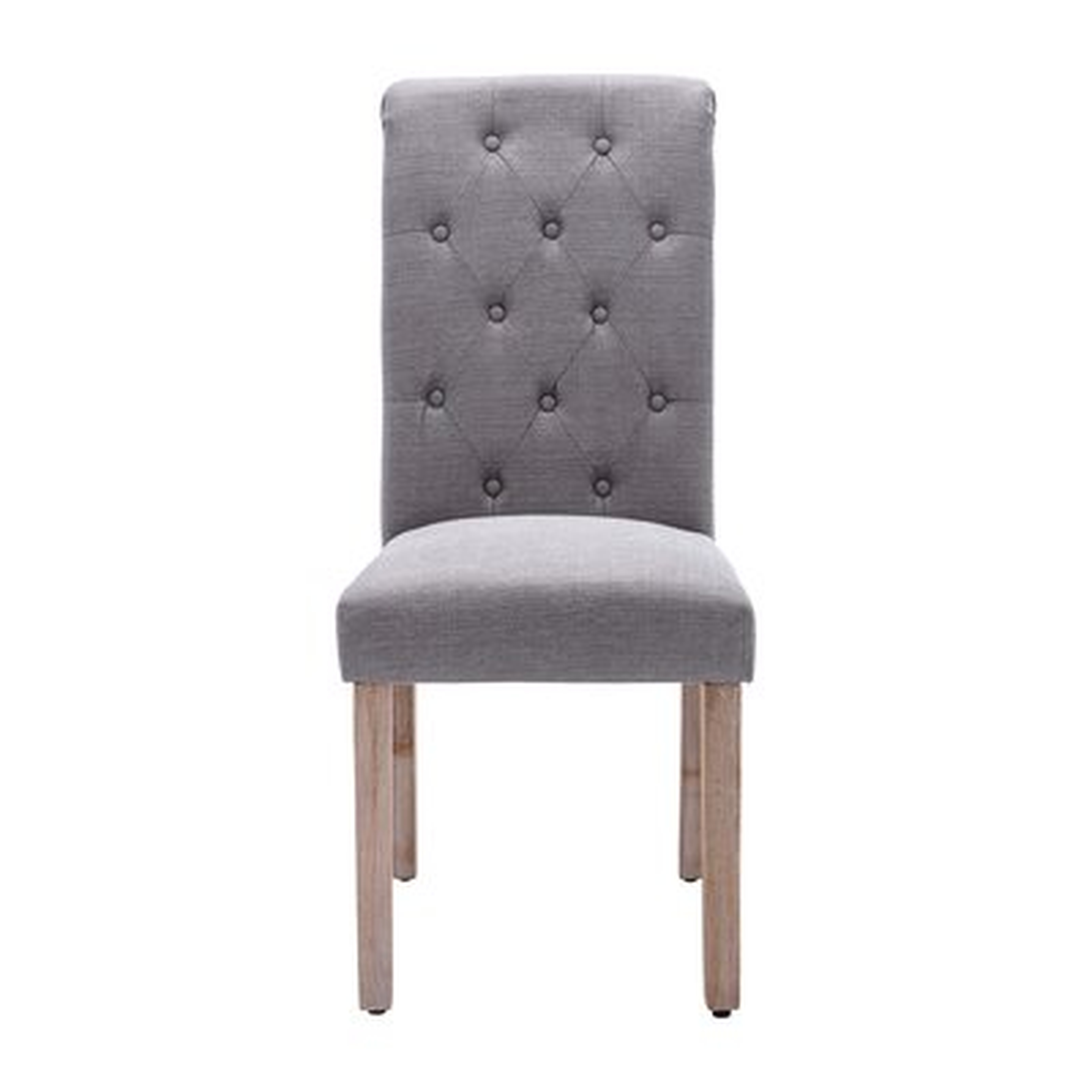 Elaazar Tufted Linen Dining Chair - Wayfair
