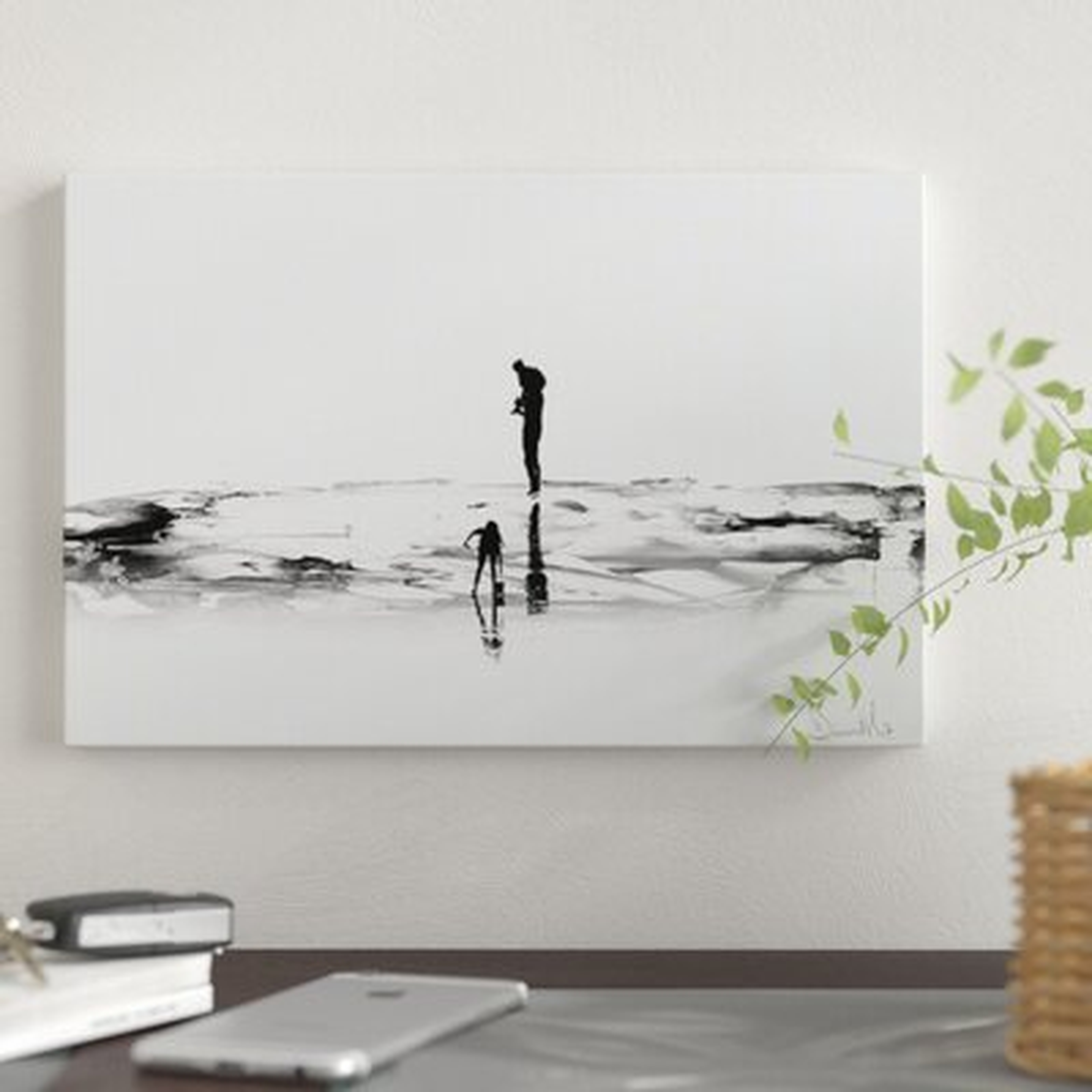 'On The Beach' Print on Canvas - Wayfair