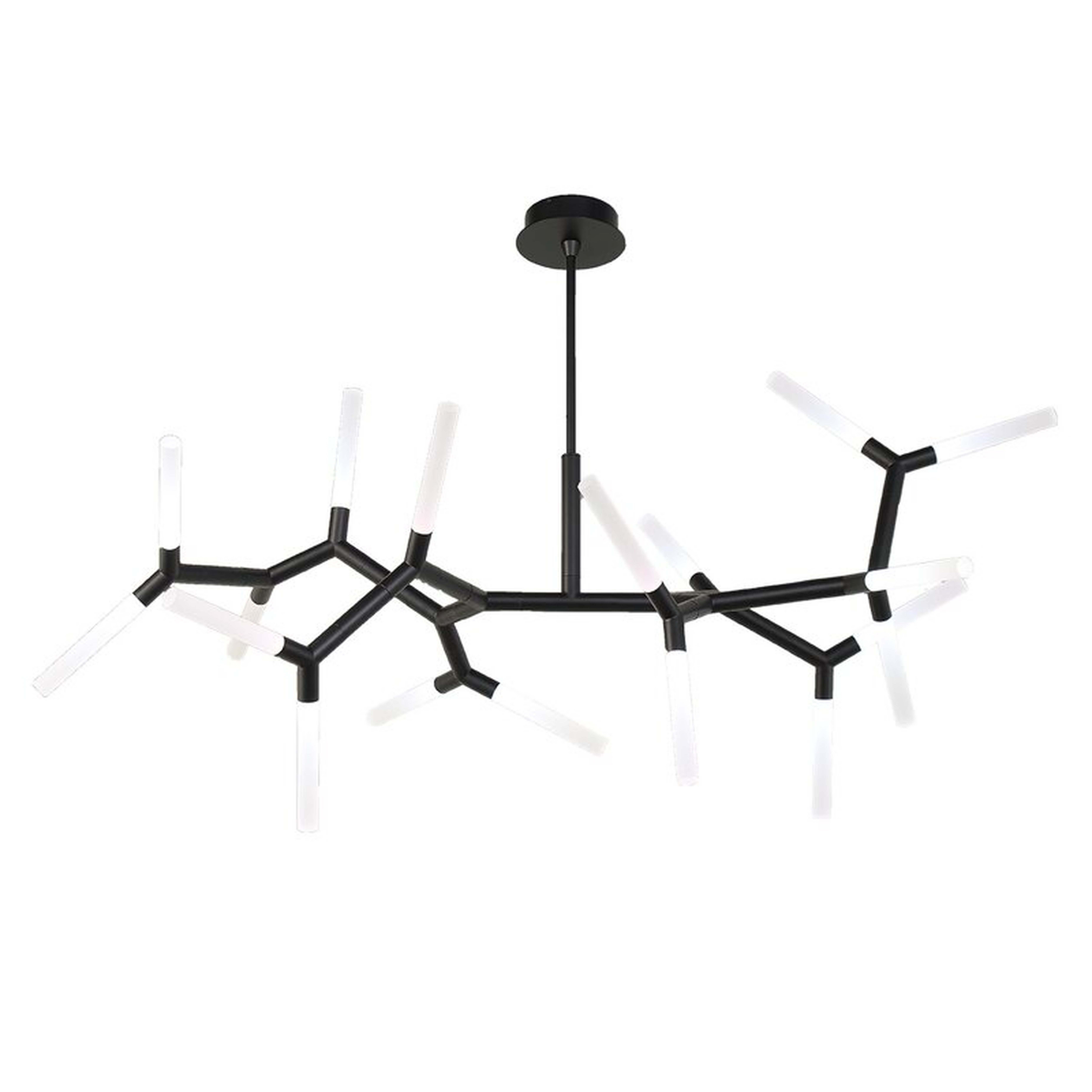 Modern Forms Isotope 18-Light LED Sputnik Modern Linear Chandelier - Perigold