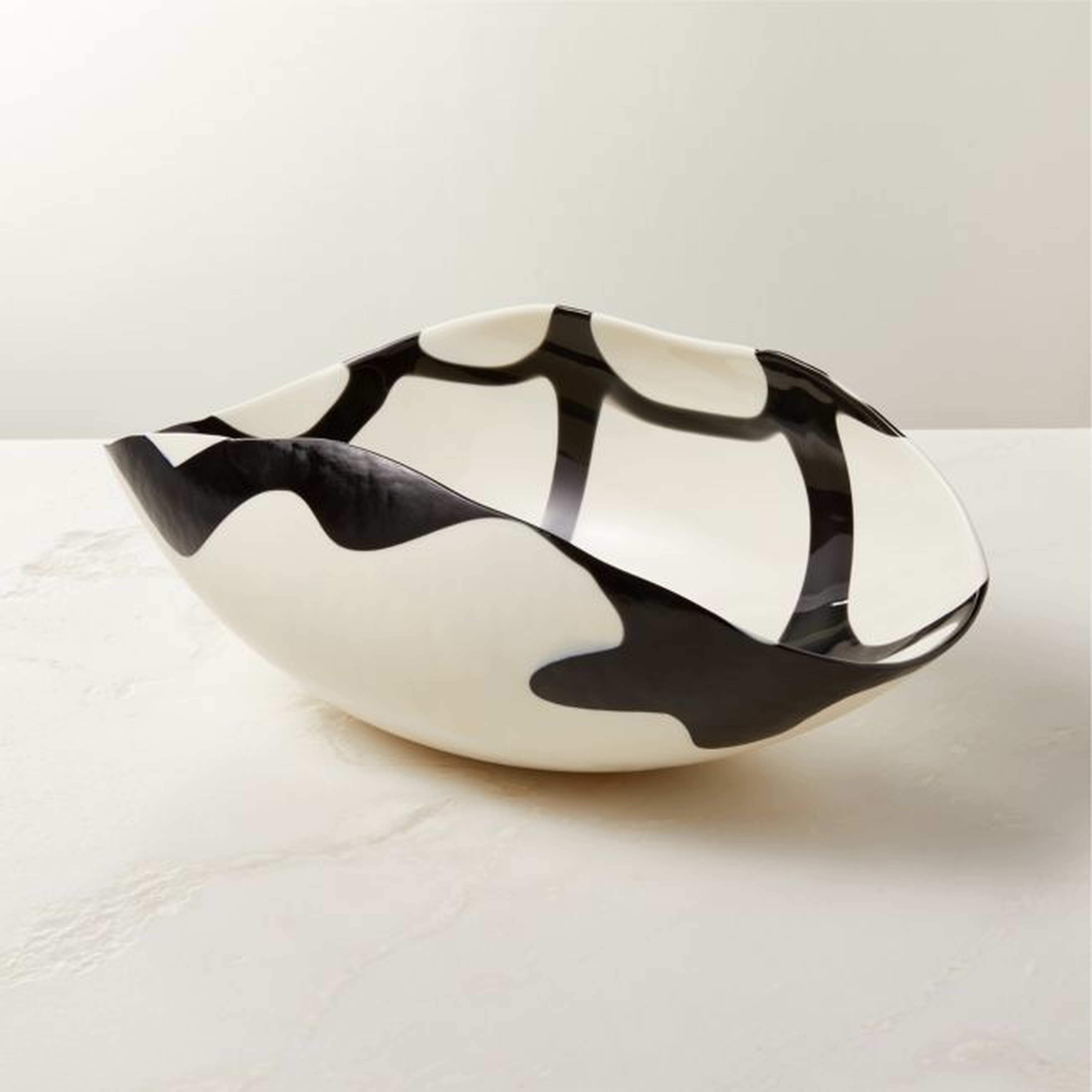 Zeta Murano White Glass Bowl - CB2