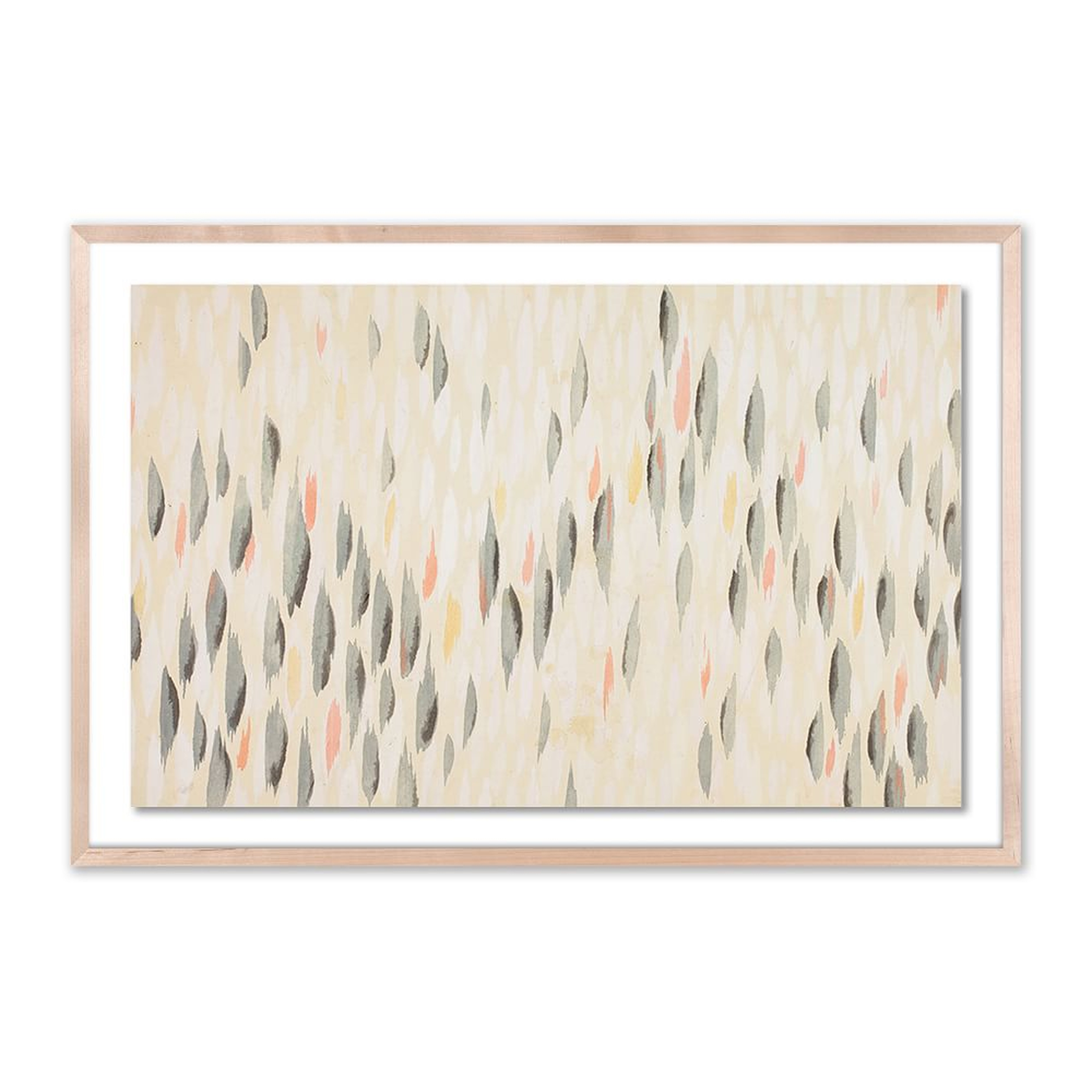 Afloat Framed Art, Natural Frame, Framed Paper, 40x27 - West Elm