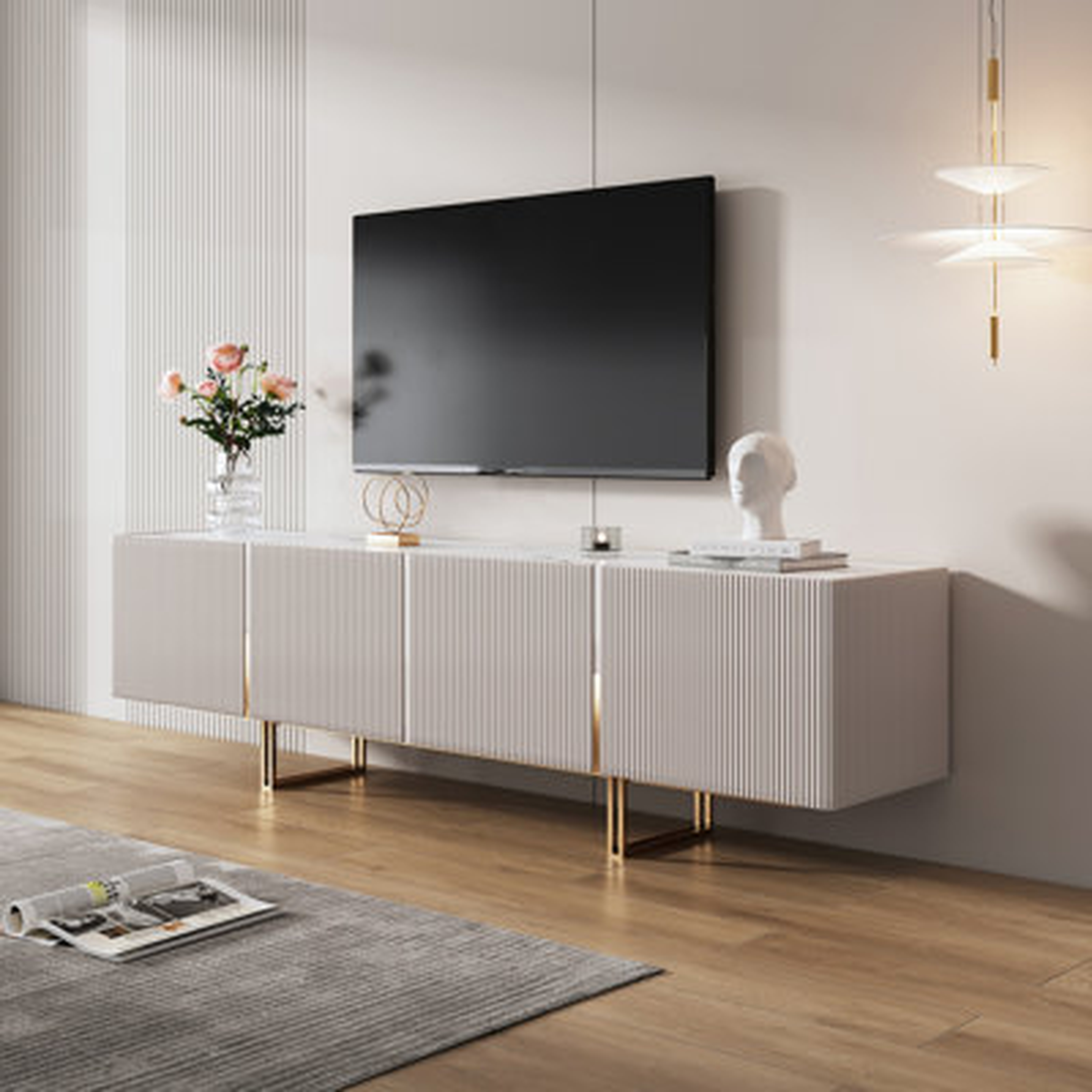 Pierpoint TV Stand for TVs up to 88" - Wayfair