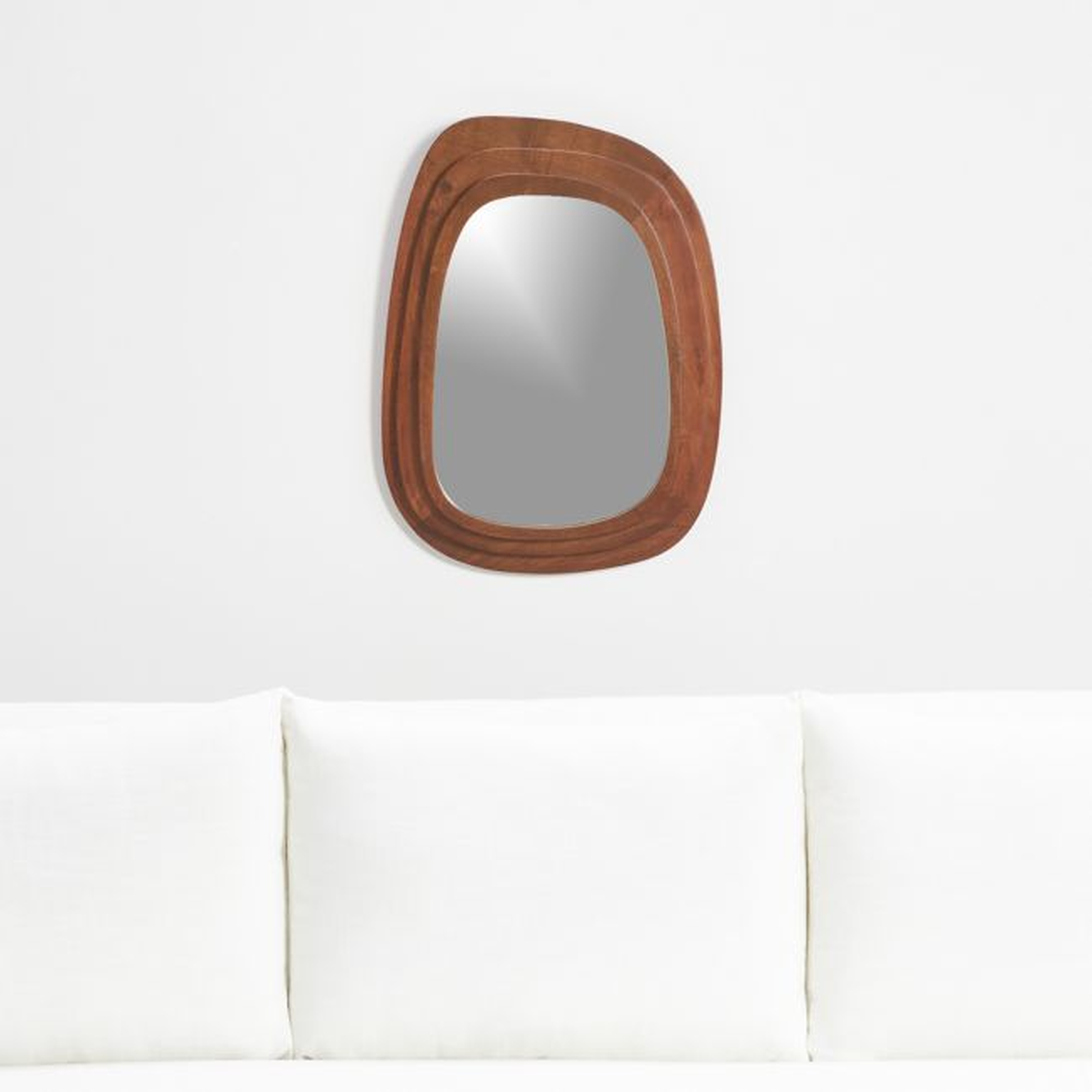 Ath Mango Wood Wall Mirror - Crate and Barrel