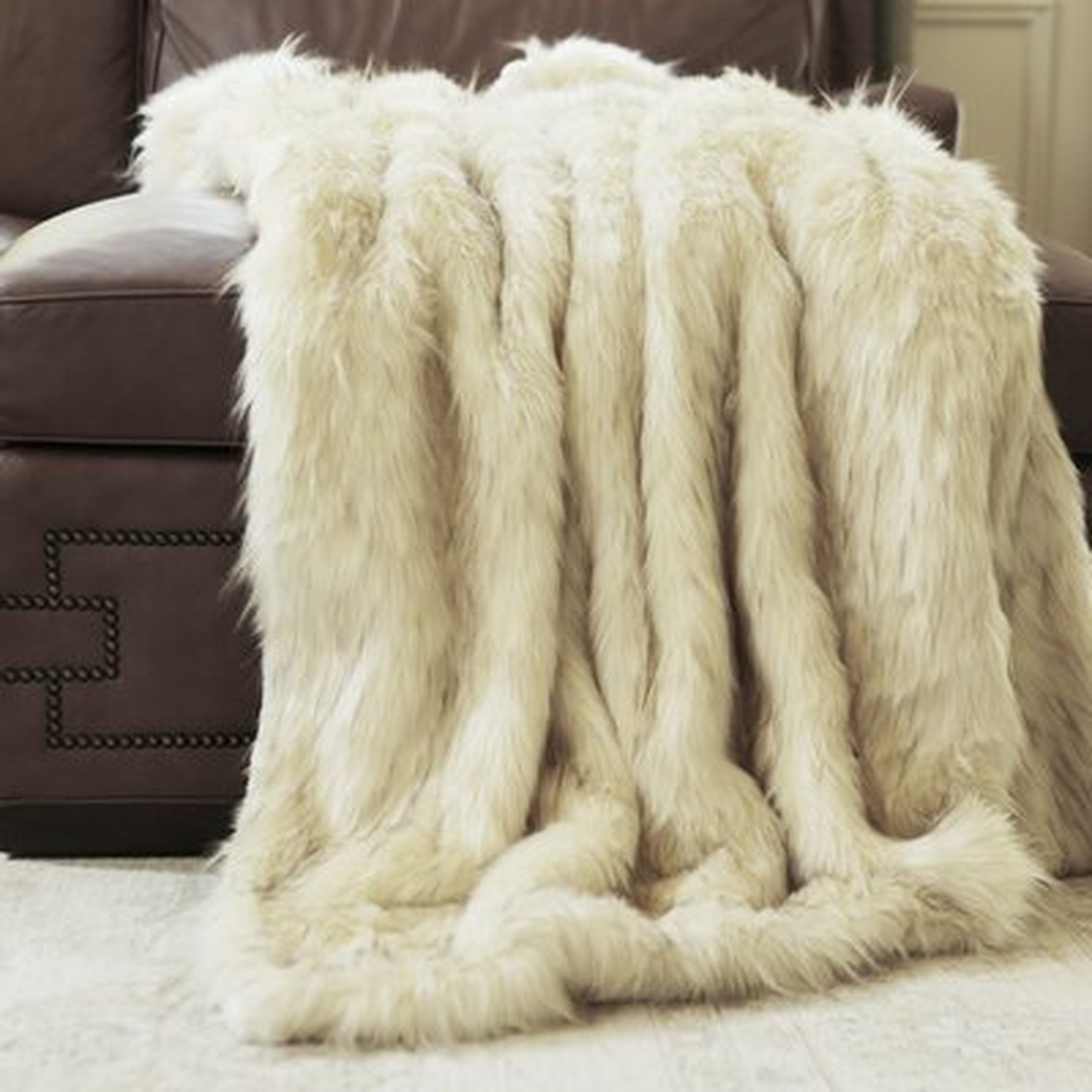 Gambrell Iced Fox Faux Fur Blanket - AllModern