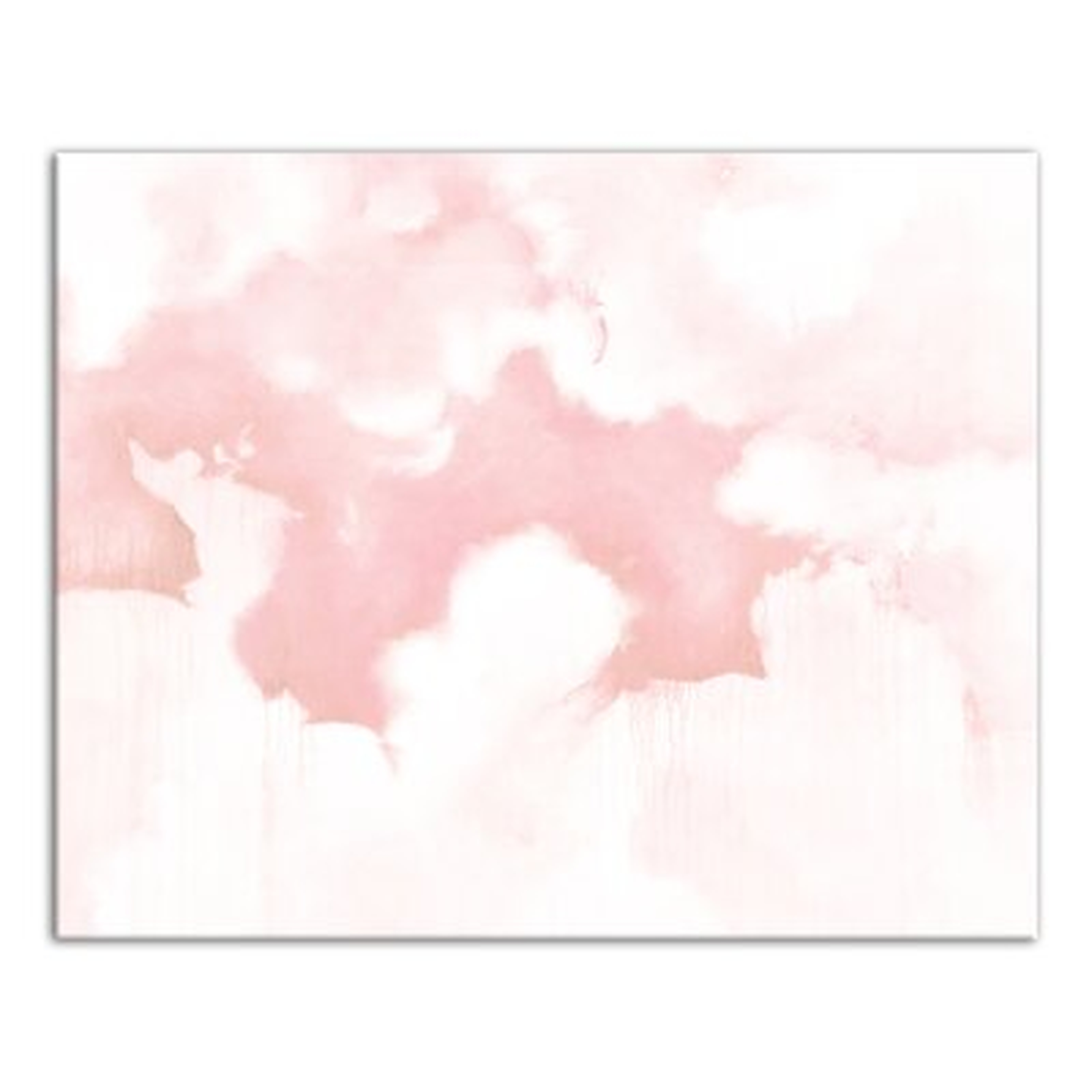'Blush Pink Clouds' Canvas Art - AllModern