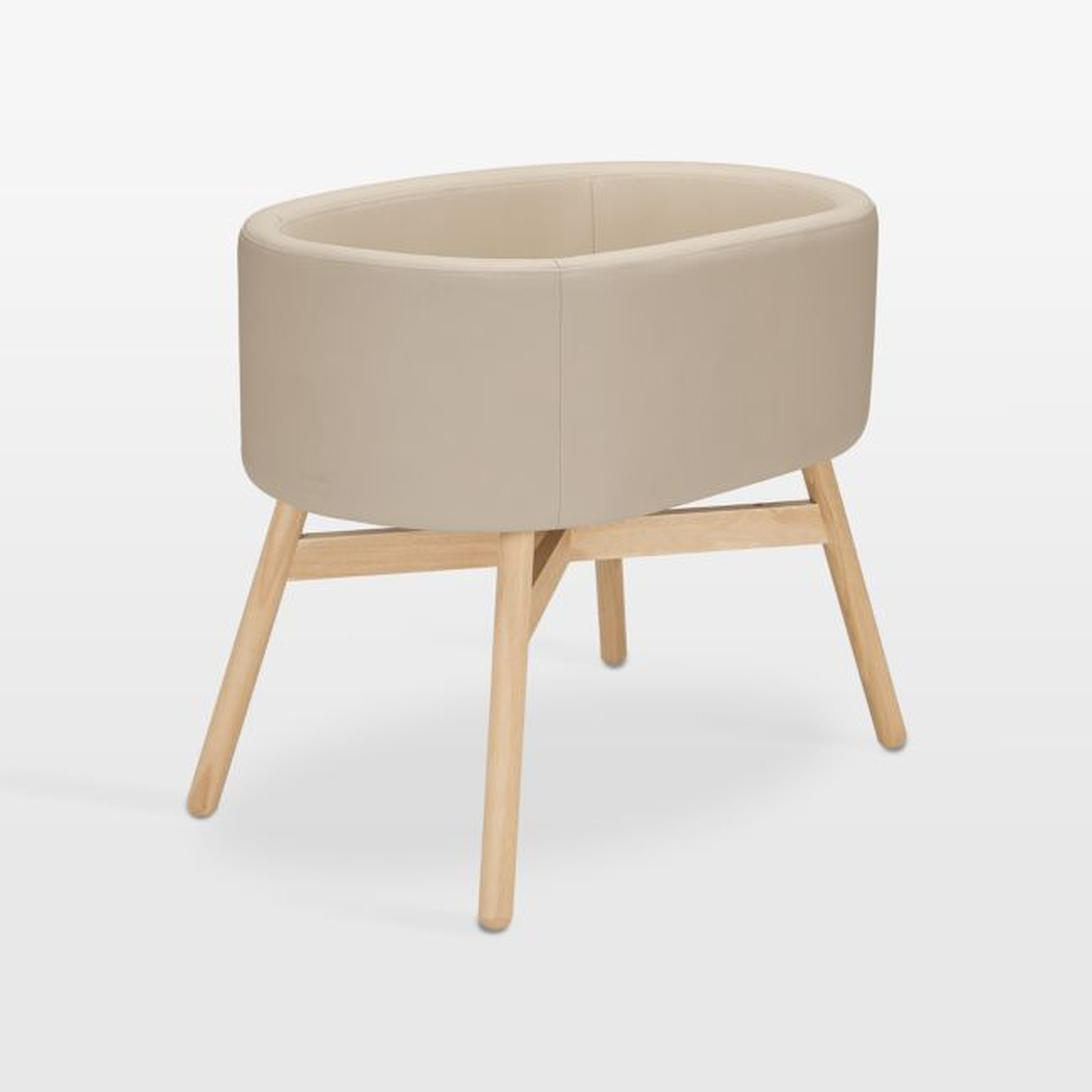Babyletto X Gathre Capsule Millet Tan Baby Bassinet - Crate & Kids