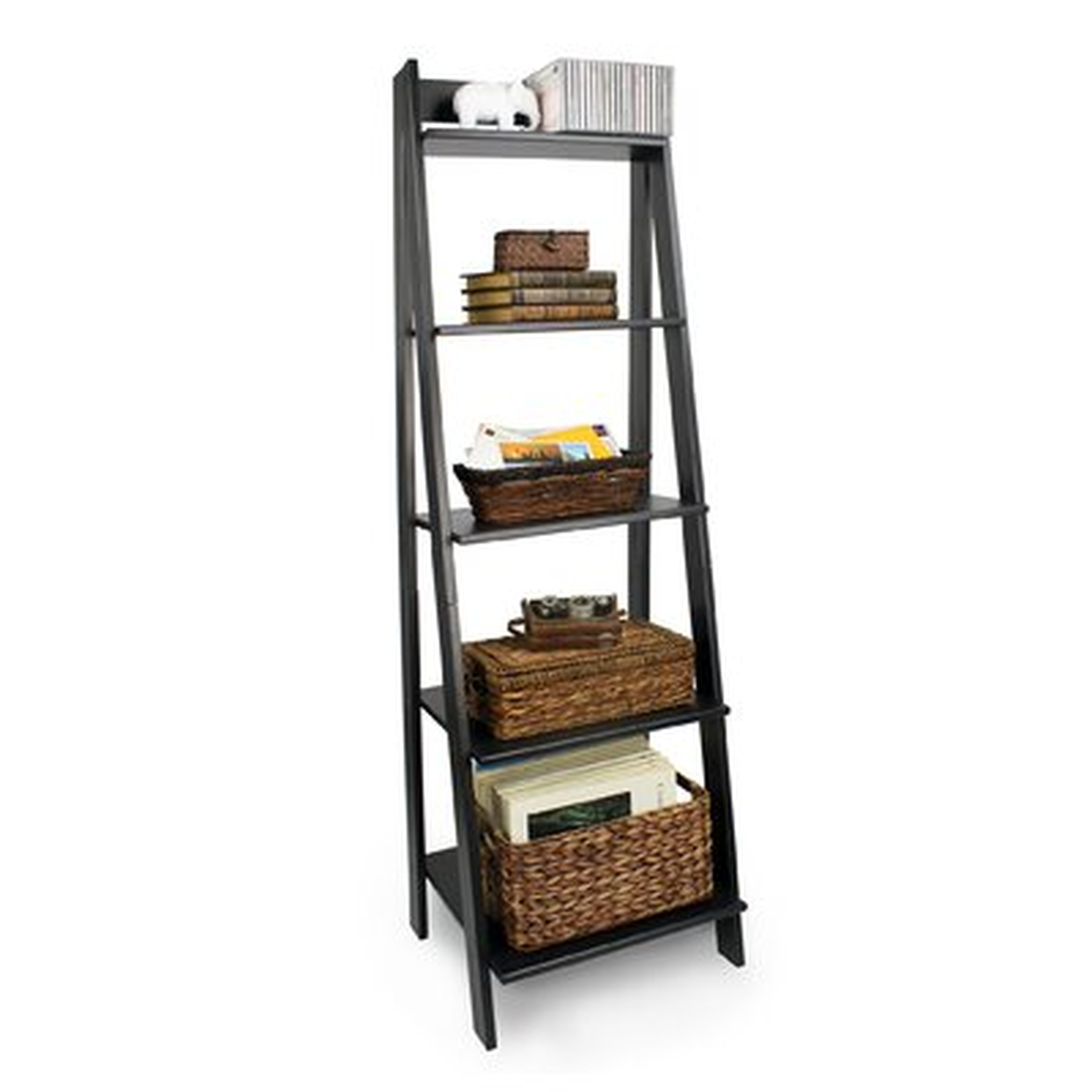 Matt Standard Split Ladder Bookcase - Wayfair