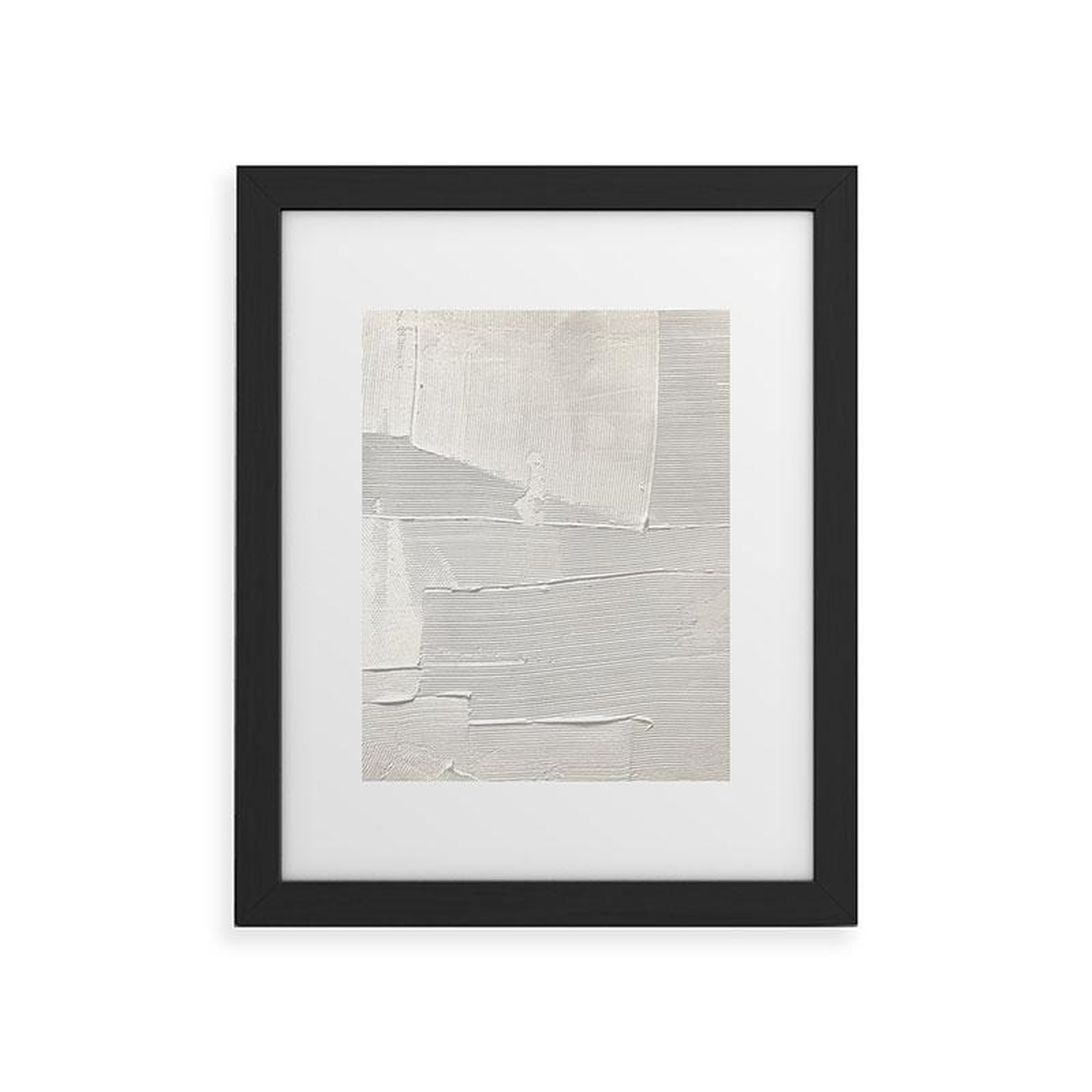 Relief 1 by Alyssa Hamilton Art, Modern Framed Art Print, Black,24" x 36" - Cove Goods
