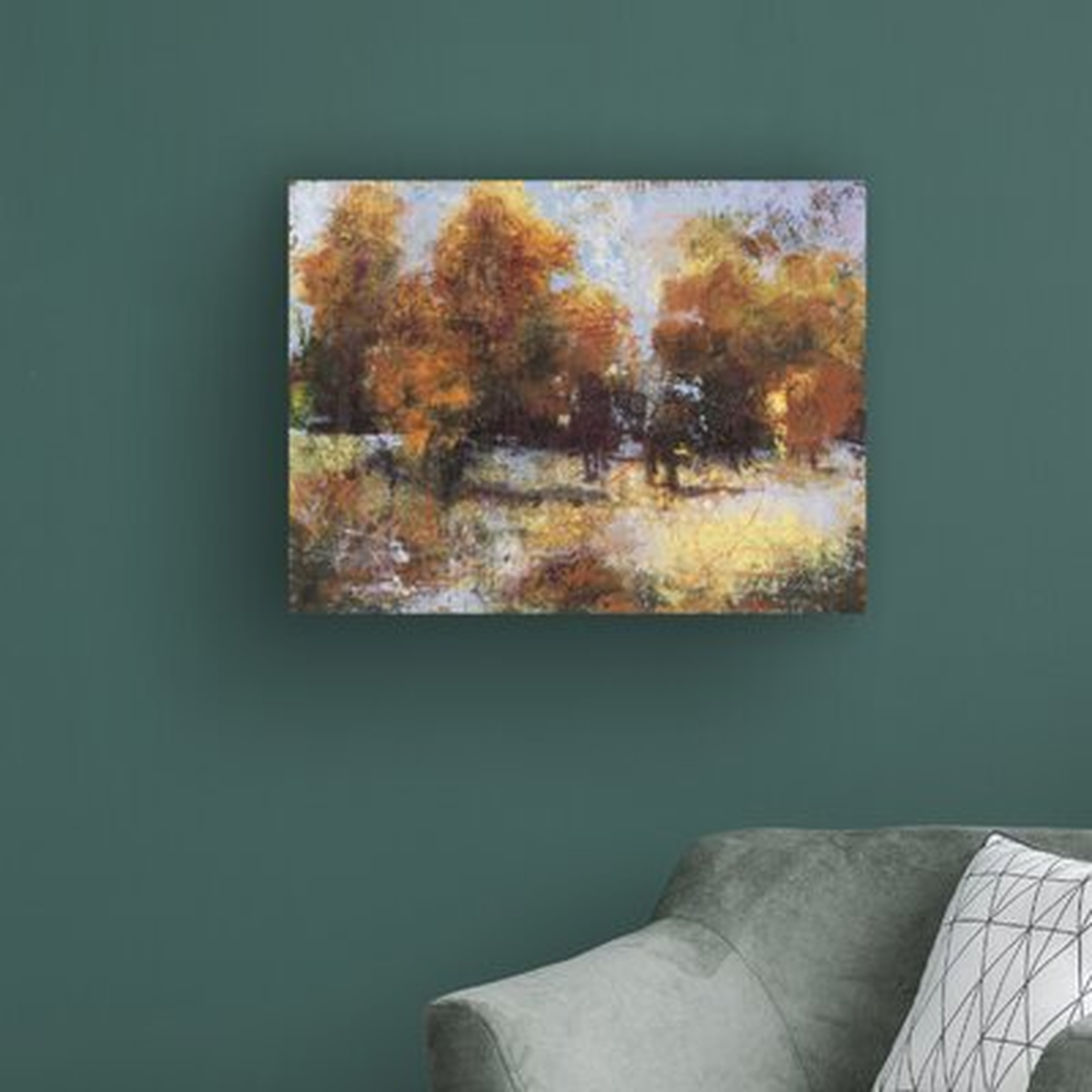 Linda Nickell 'Autumn Chill' Canvas Art - Wayfair