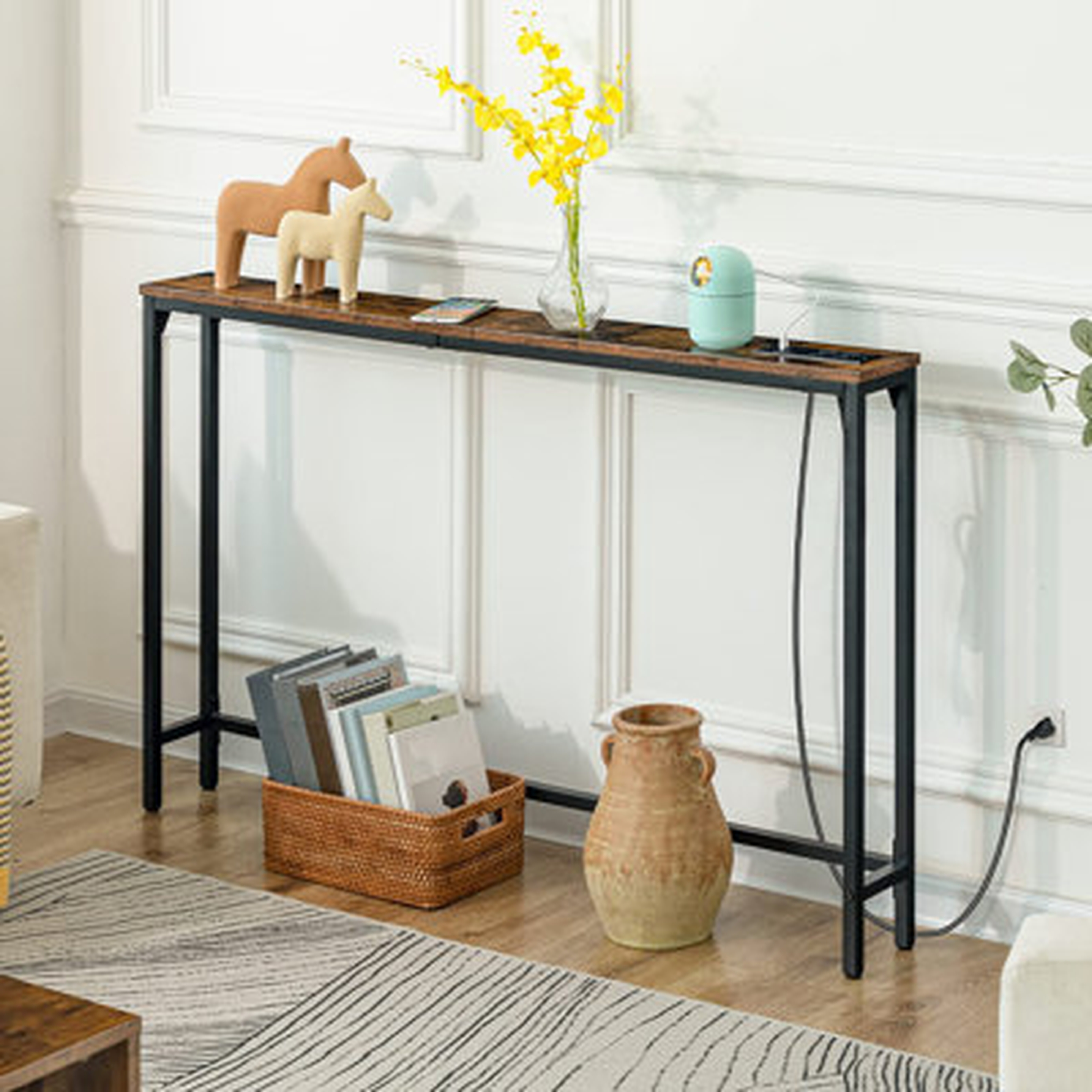 Console Table Narrow Sofa Table  Or Entryway, Hallway - Wayfair