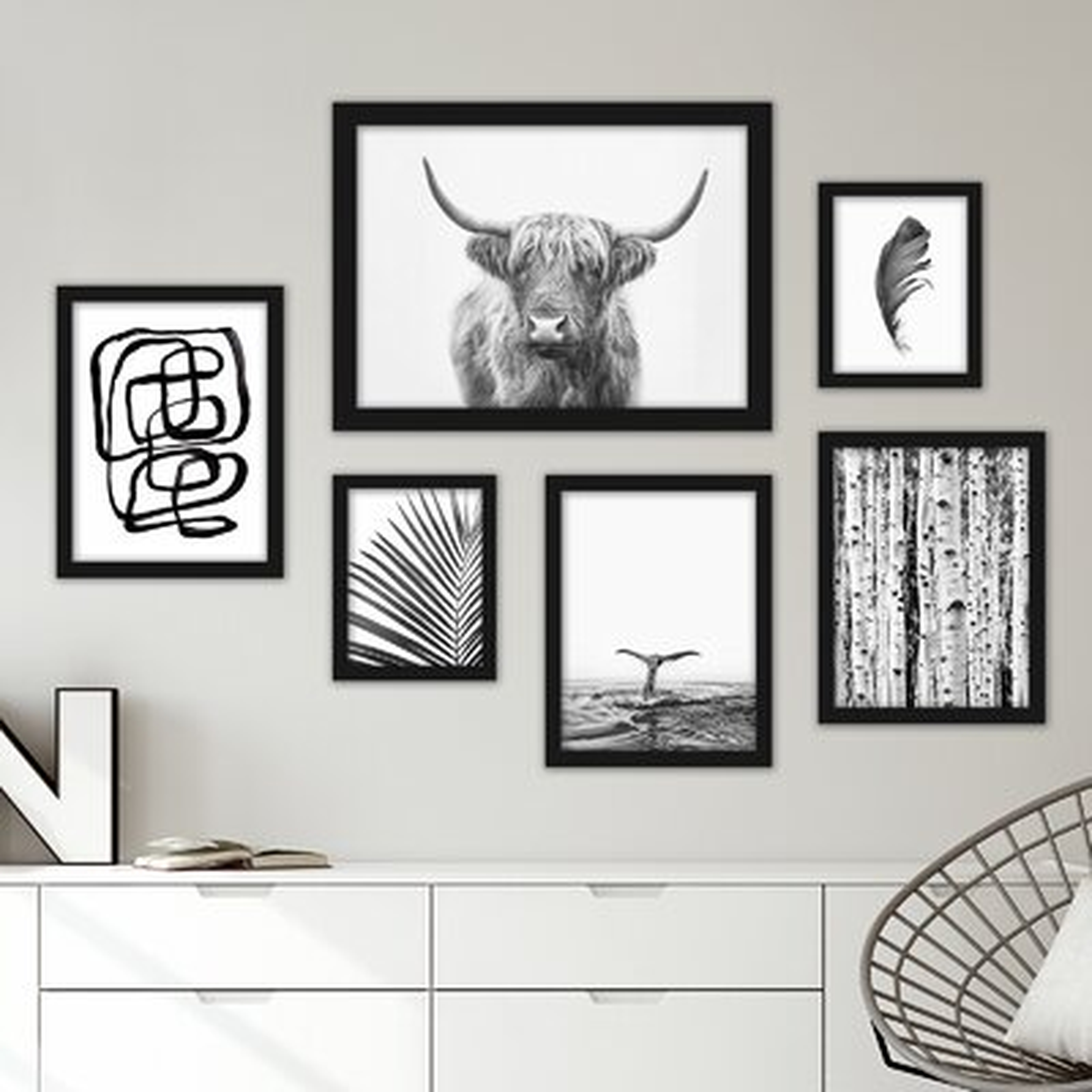 By Sisi and Seb - 6 Piece Picture Frame Graphic Art Print Set on Paper - AllModern
