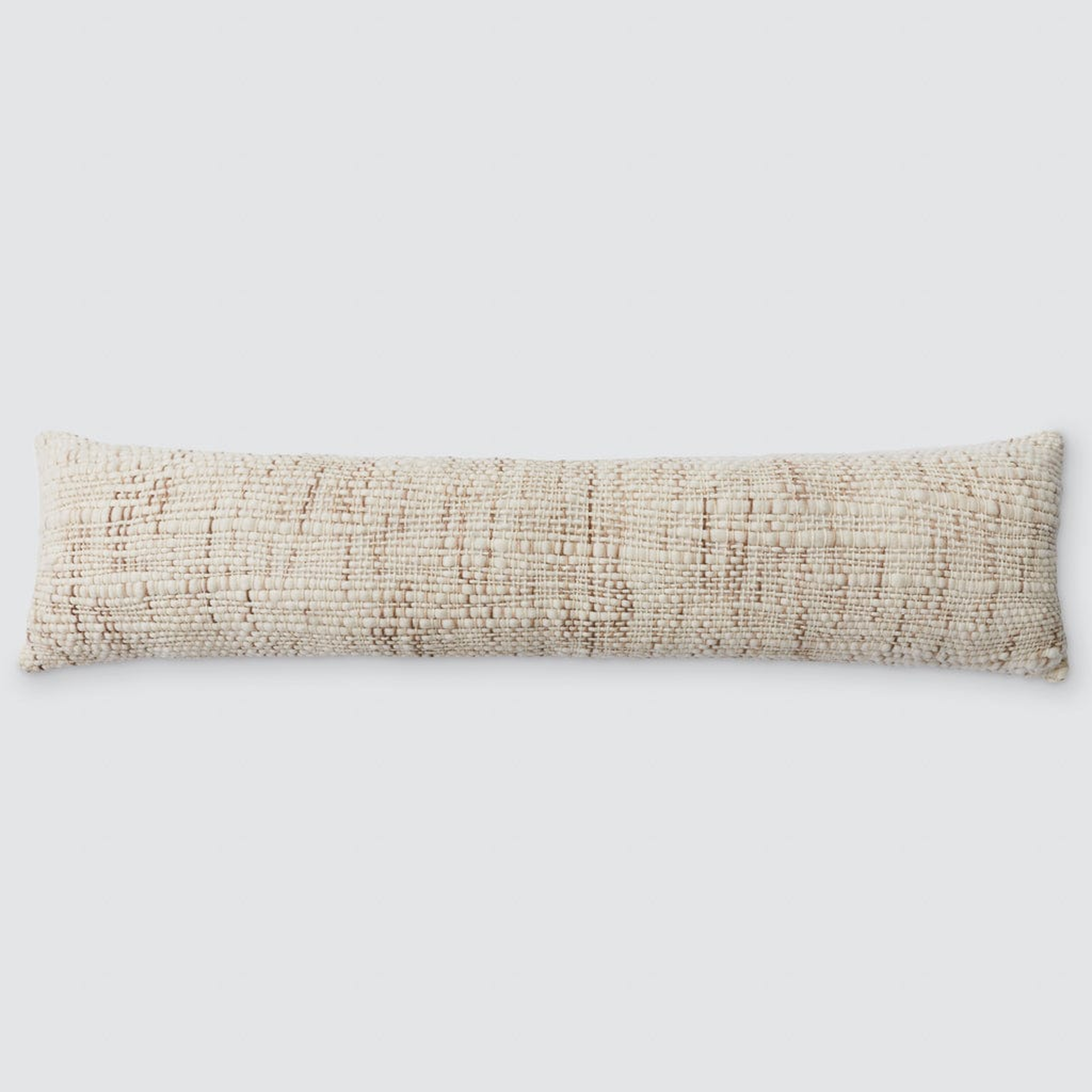 The Citizenry Isidora Lumbar Pillow | 12" x 48" | Tan - The Citizenry