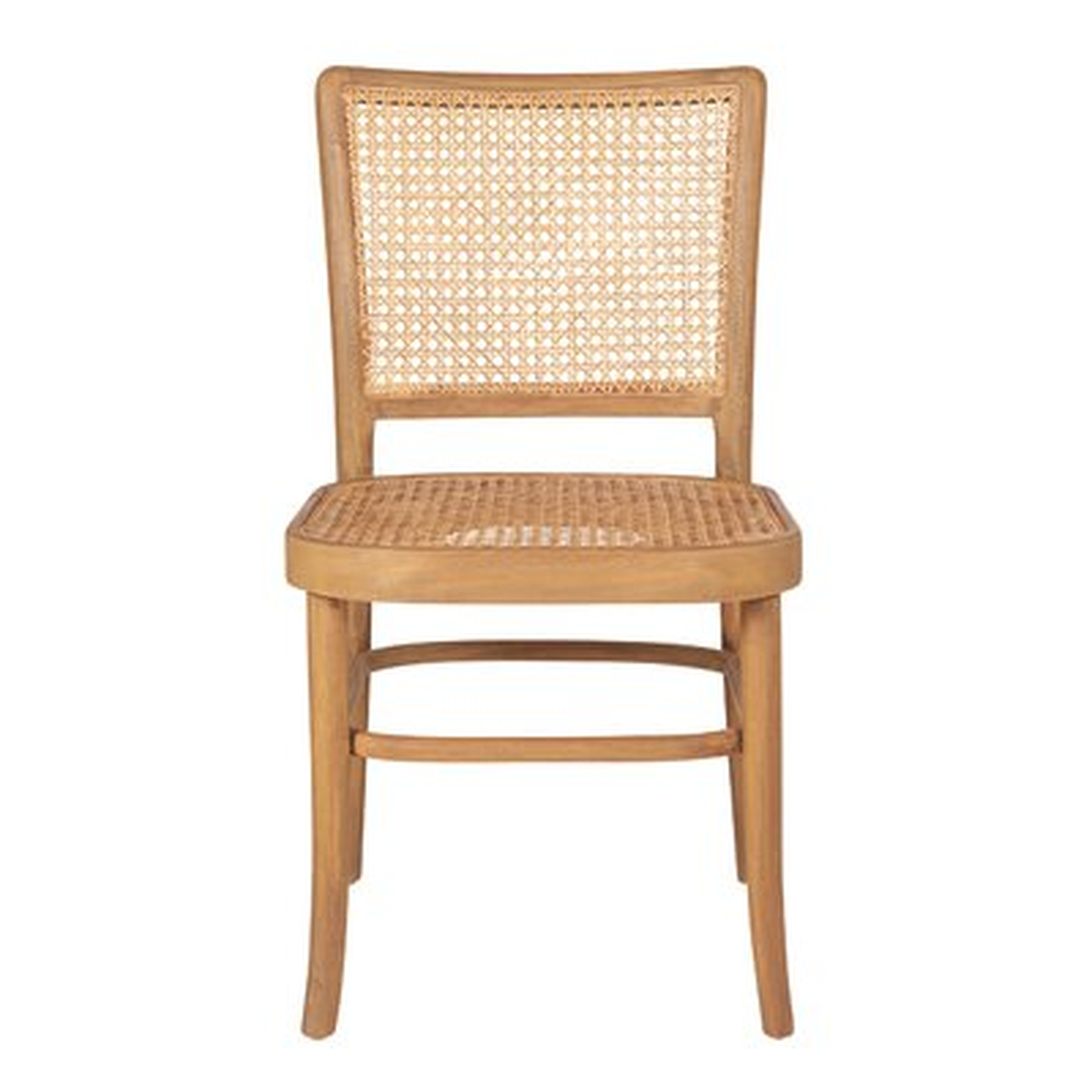 Alana Side Chair in Brown (set of 2) - Wayfair