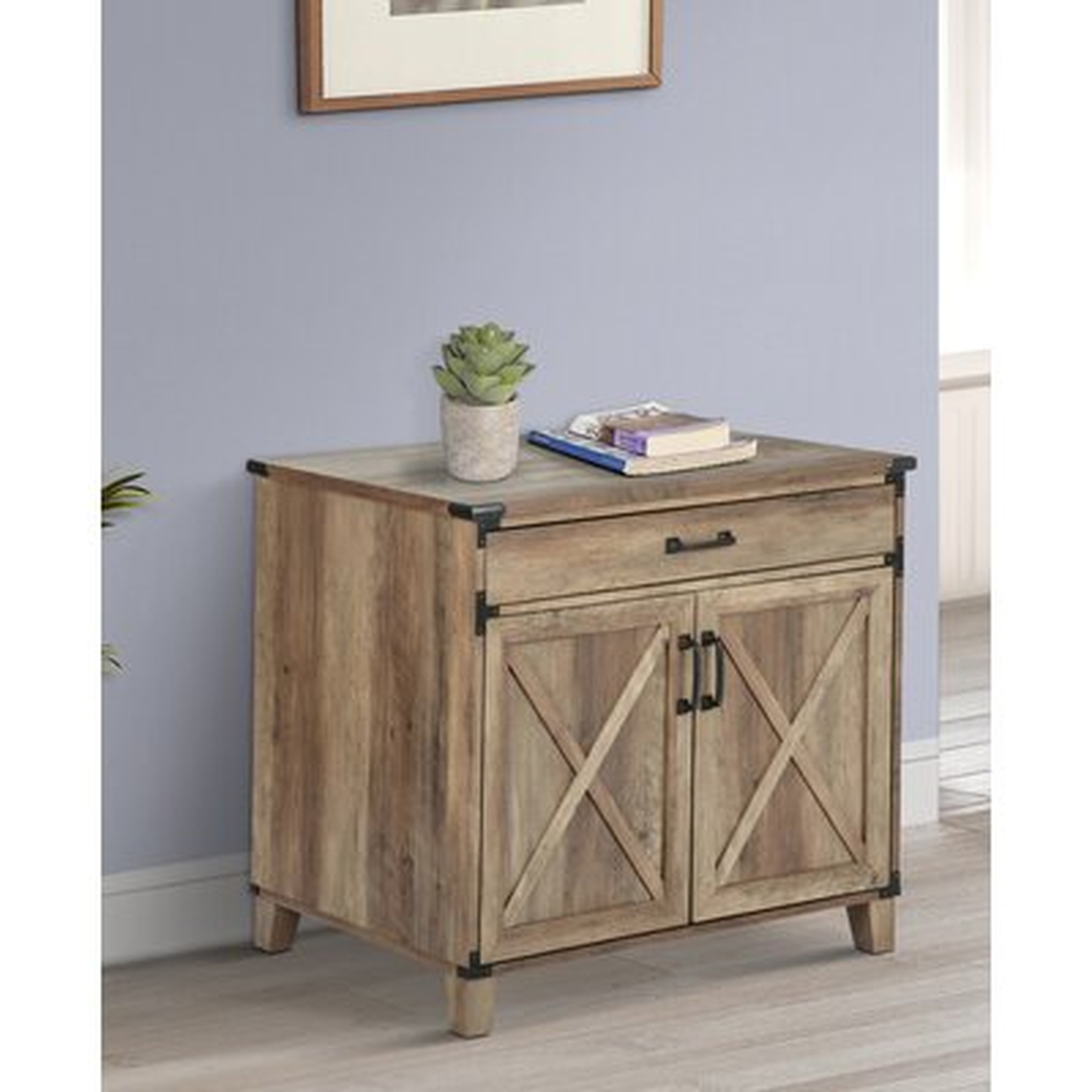 Jonesport 1 - Drawer 2 - Shelf Filing Credenza - Wayfair