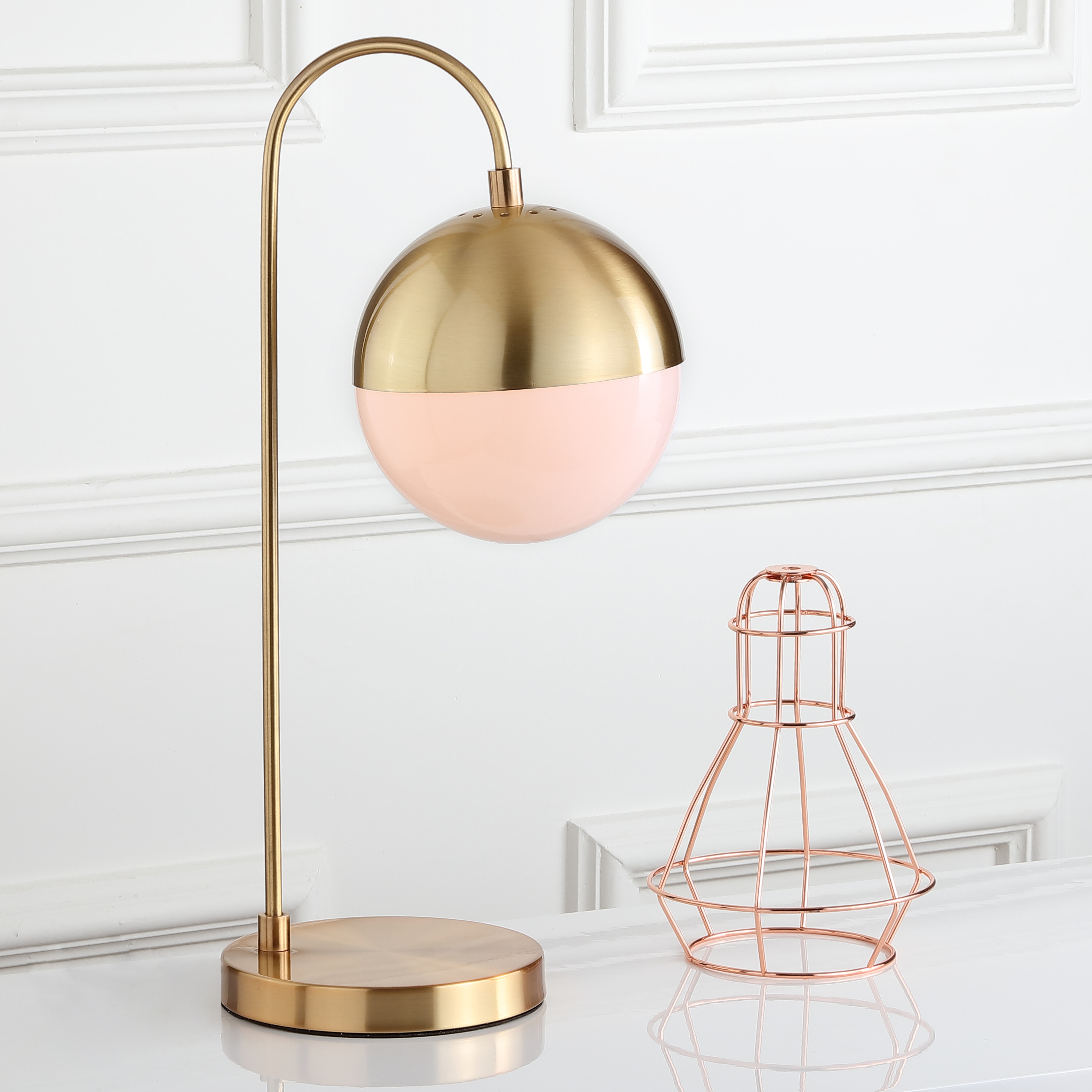 Cappi 20.5-Inch H Table Lamp - Brass Gold - Arlo Home - Arlo Home