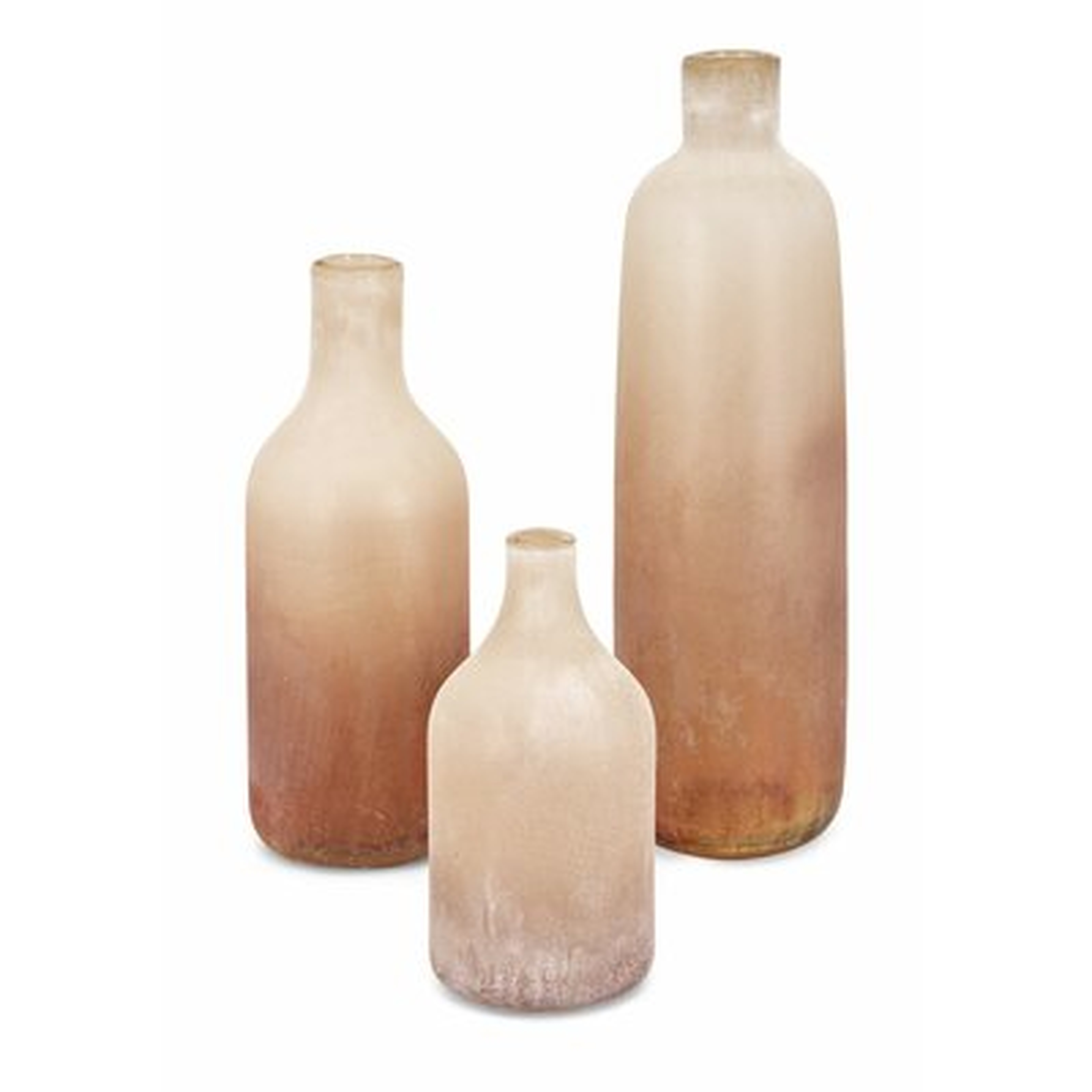 Garson Glass Bottle Table Vase - AllModern