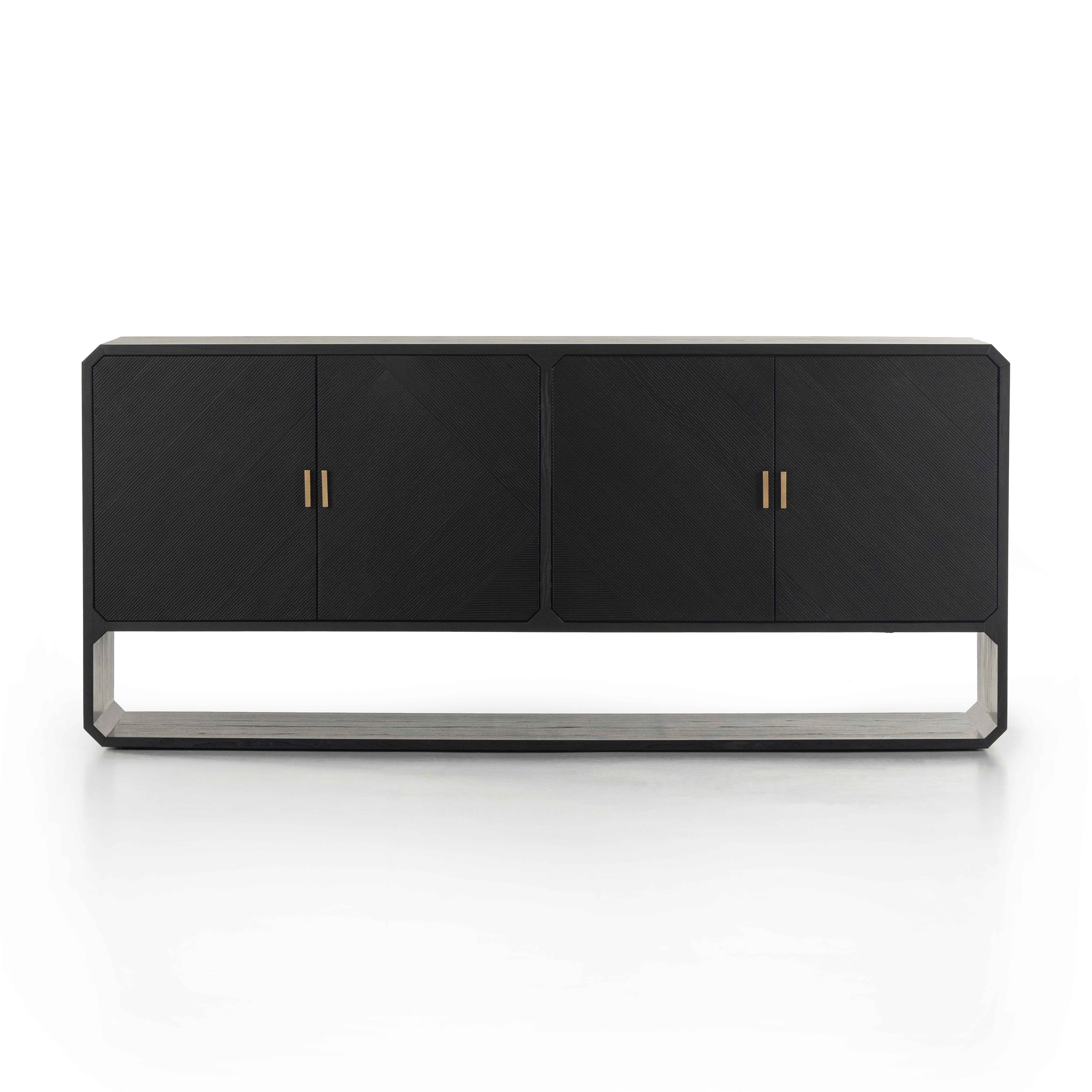 Caspian Sideboard-Black Ash Veneer - Four Hands