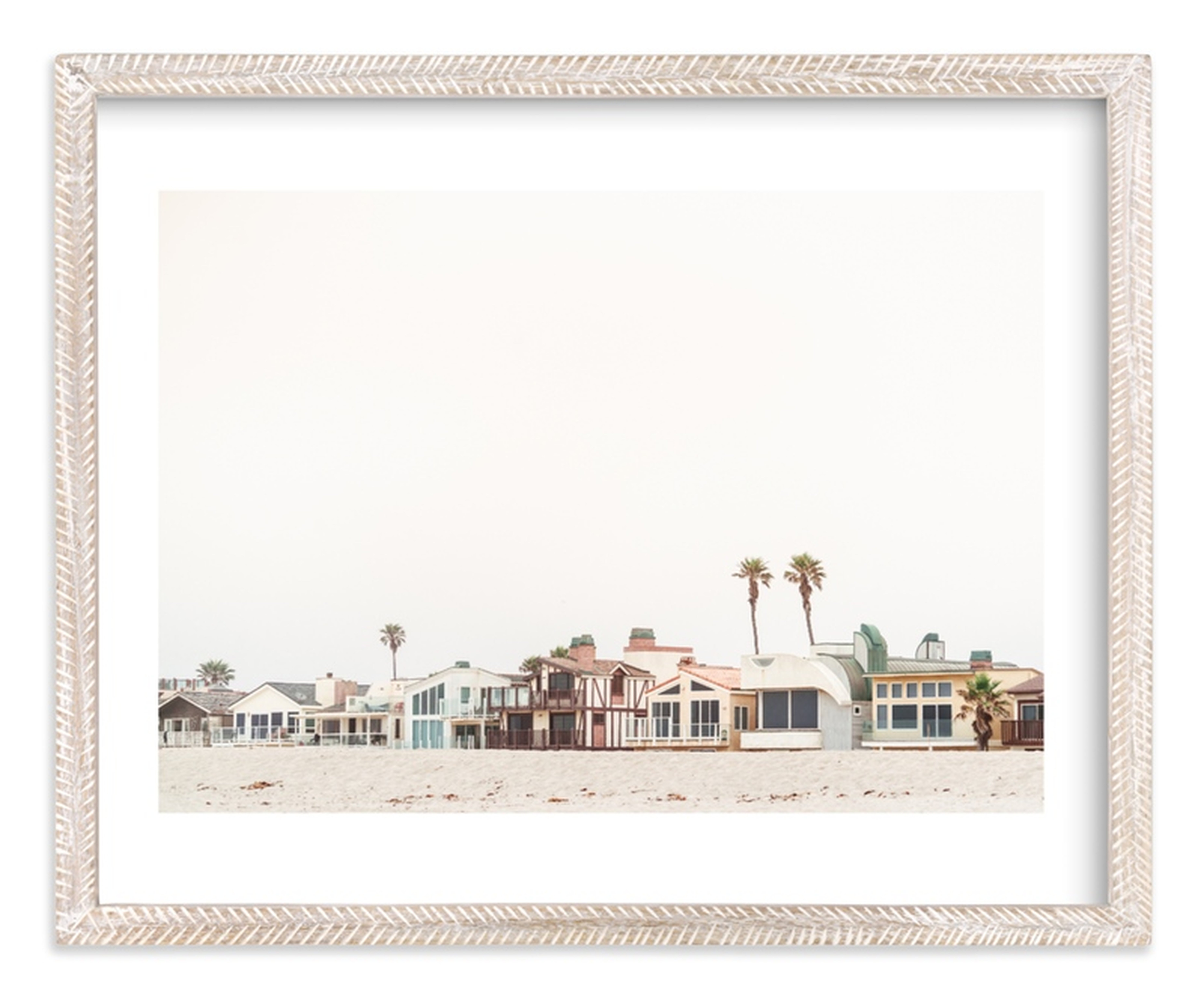 Beach Houses Art Print - Minted
