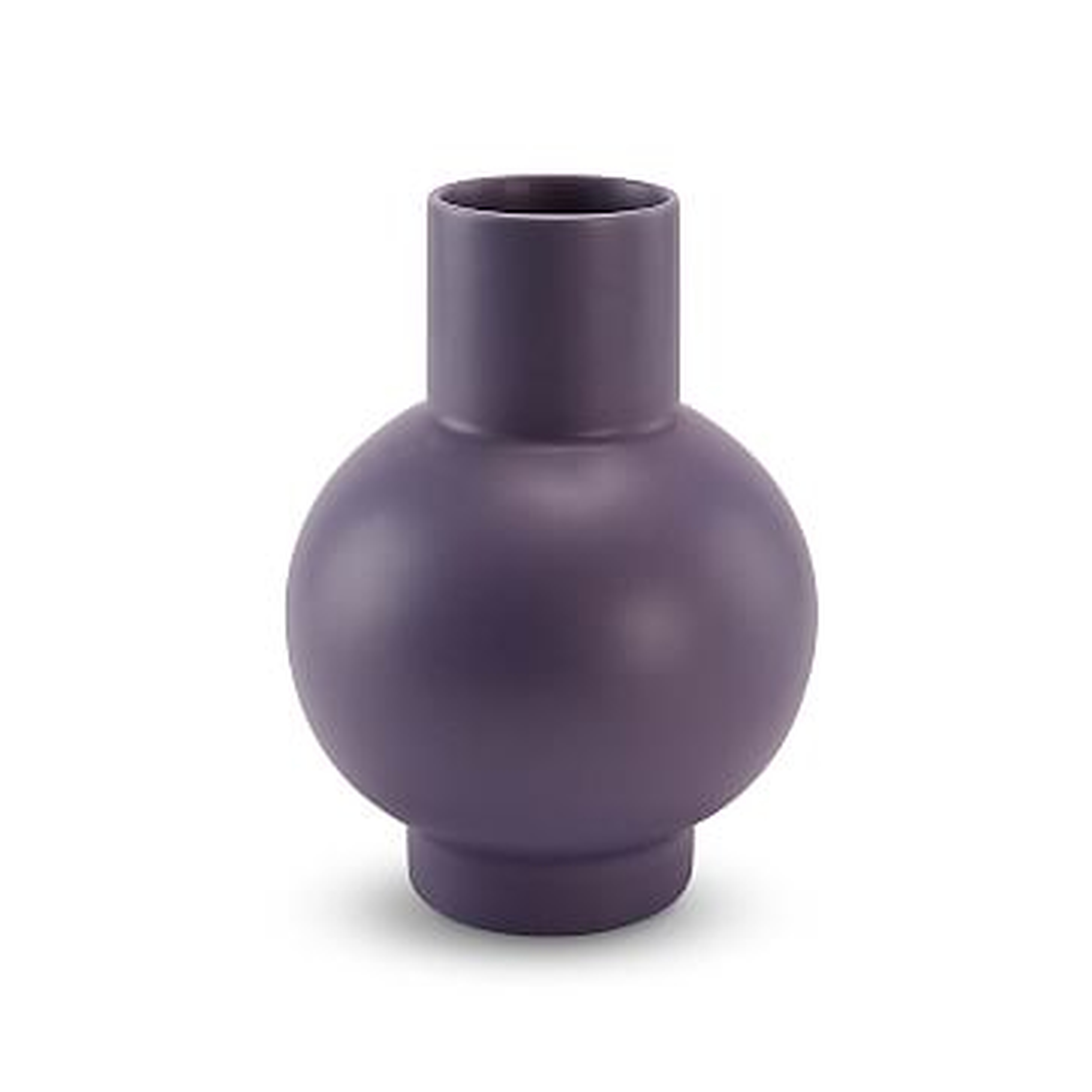 MoMA Raawii Strom Ceramic Vase, Large, Purple - West Elm